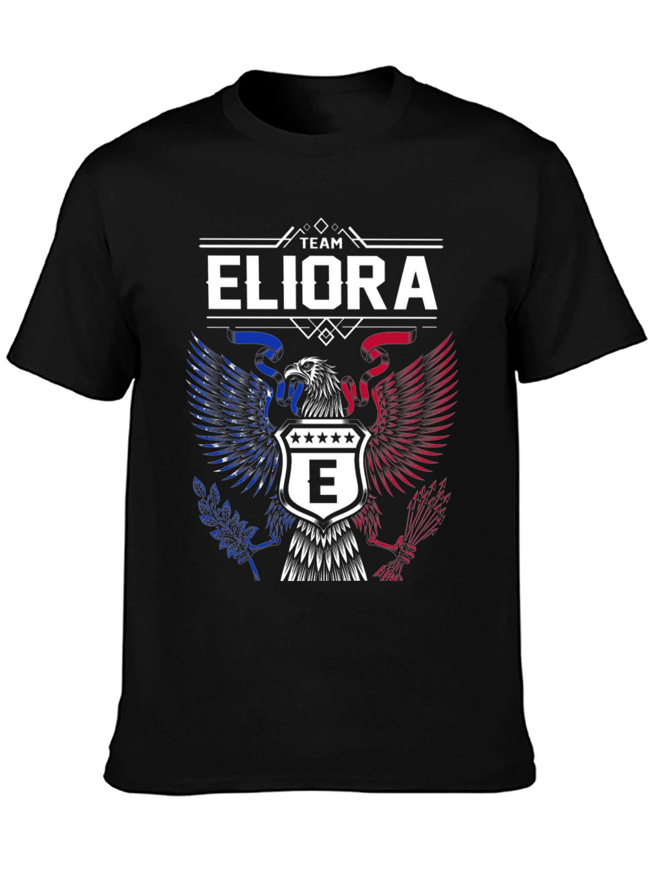 Team ELIORA Eagle Graphic T-Shirt - Patriotic Design