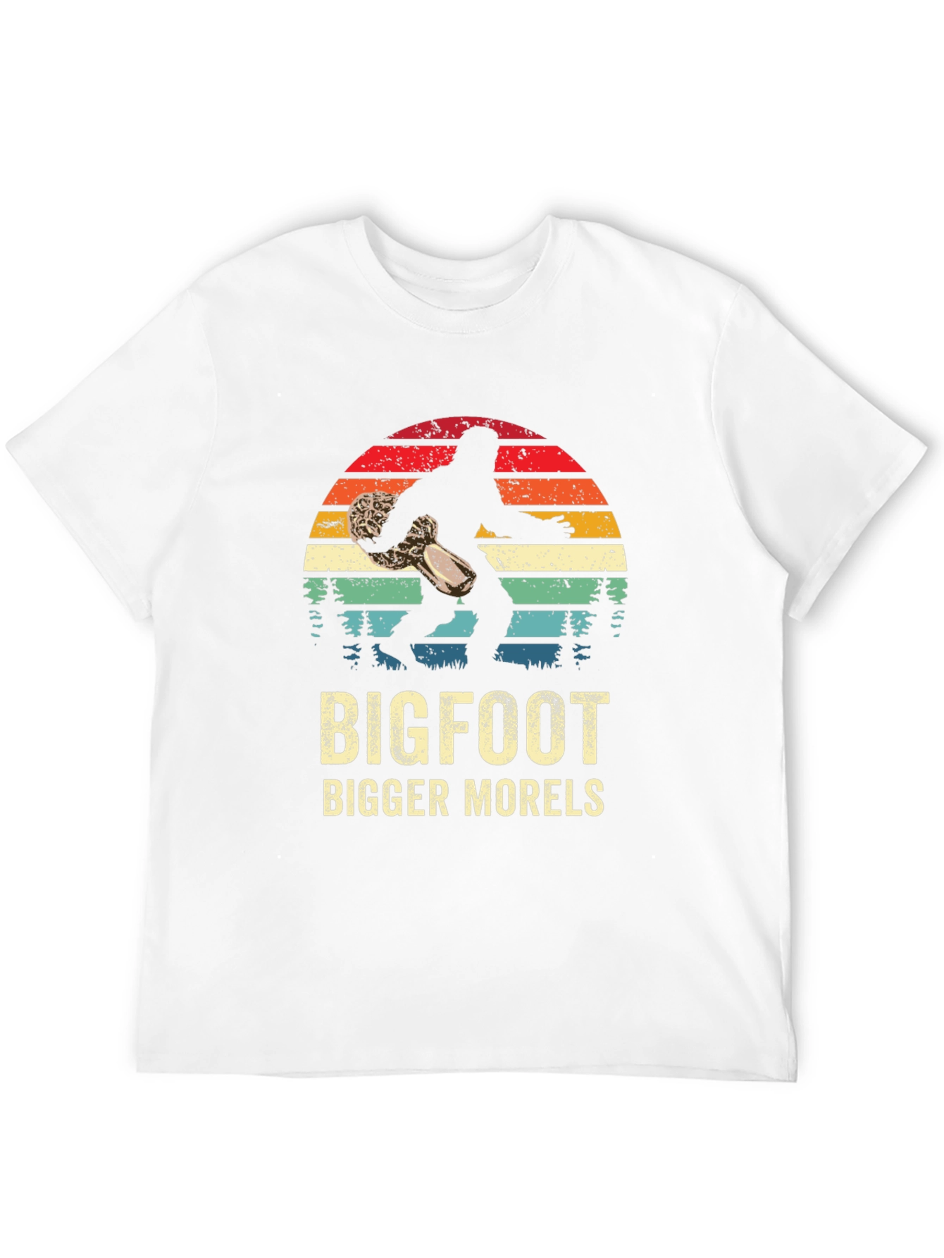 Bigfoot Bigger Morels Graphic T-Shirt
