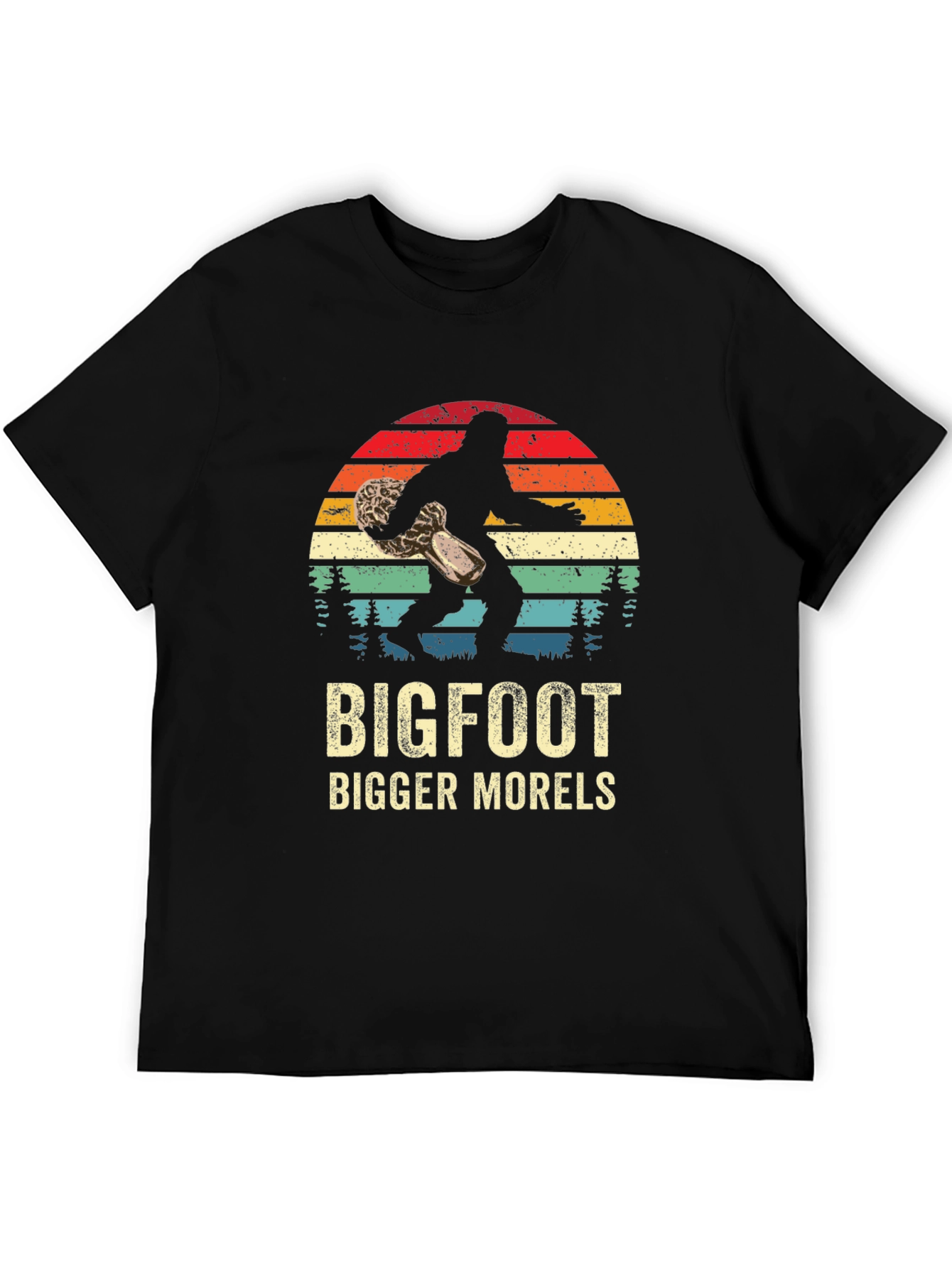 Bigfoot Bigger Morels Graphic T-Shirt