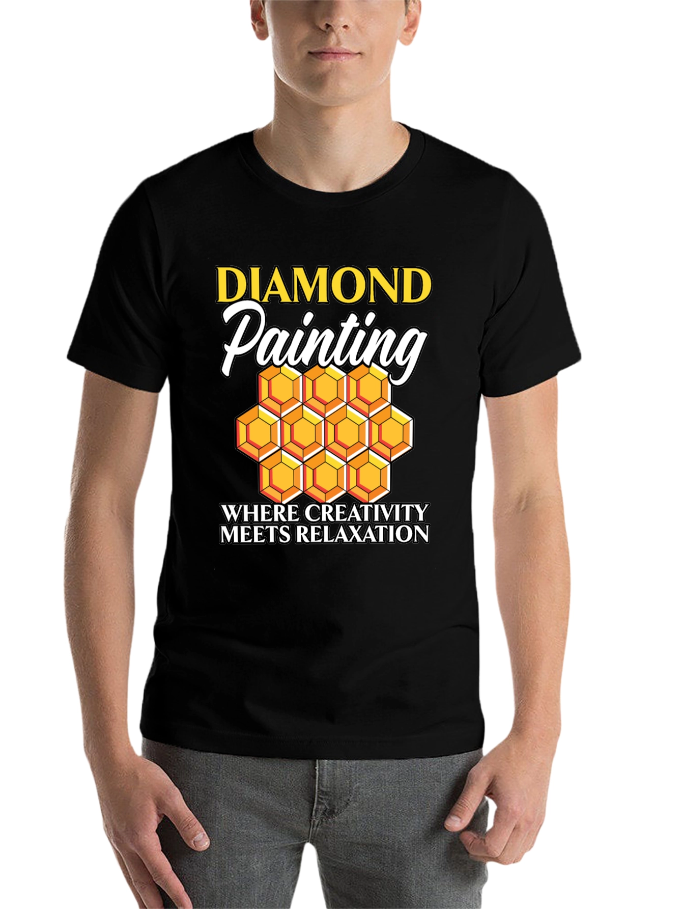 Diamond Painting Hobby Tee - Creativity & Relaxation