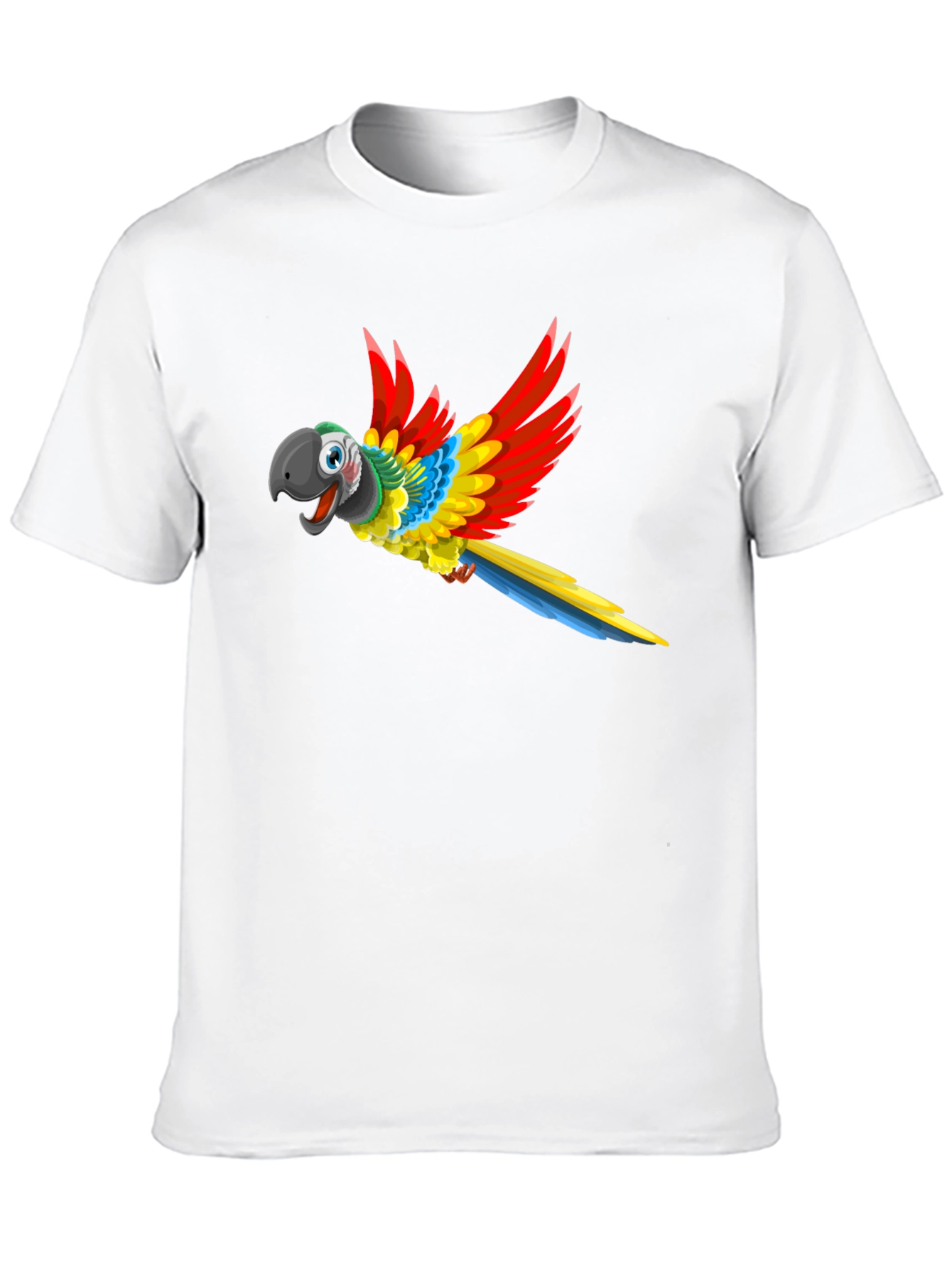 Parrot Graphic Tee - Mens Black T-Shirt