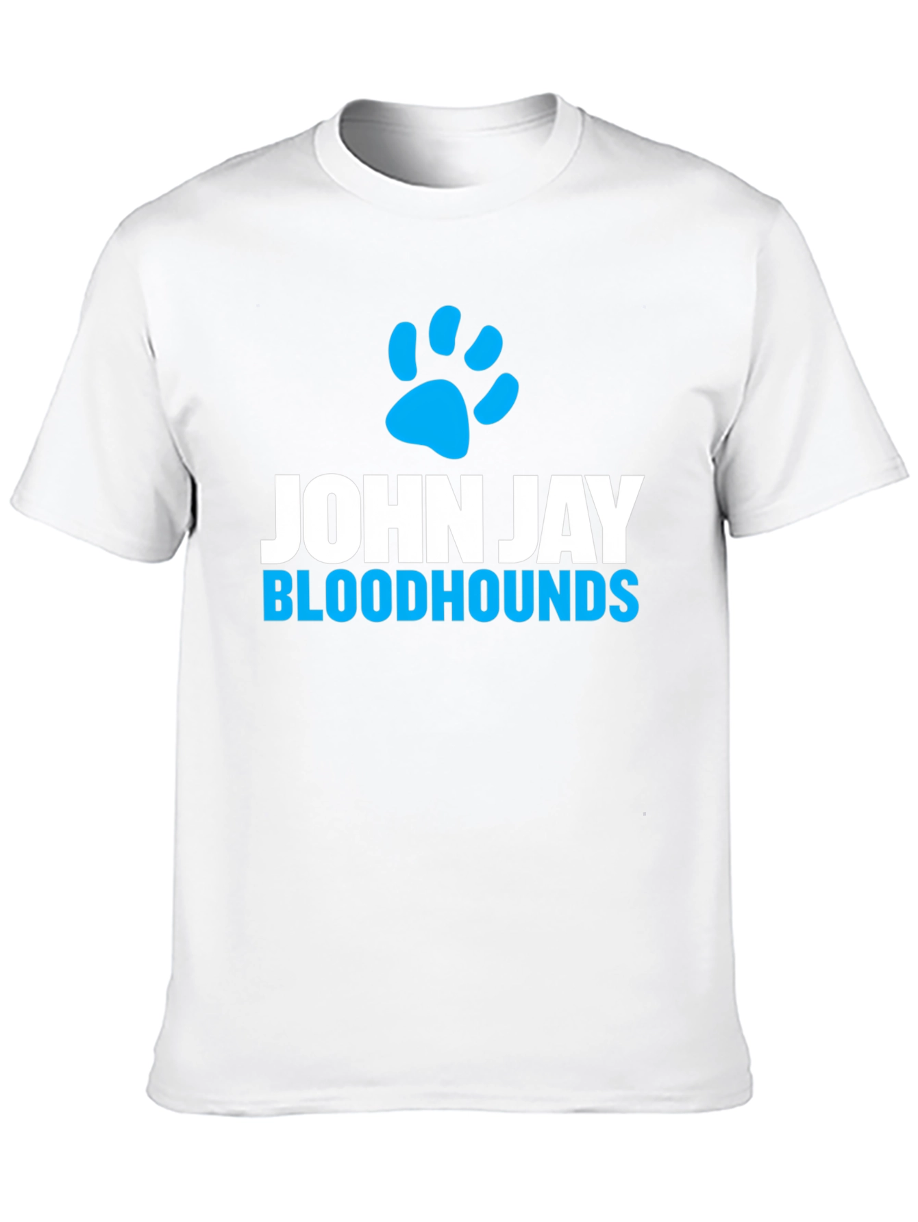 John Jay Bloodhounds T-Shirt - Black Cotton Tee