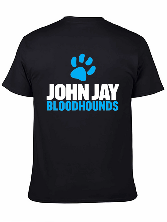 John Jay Bloodhounds T-Shirt - Black Cotton Tee