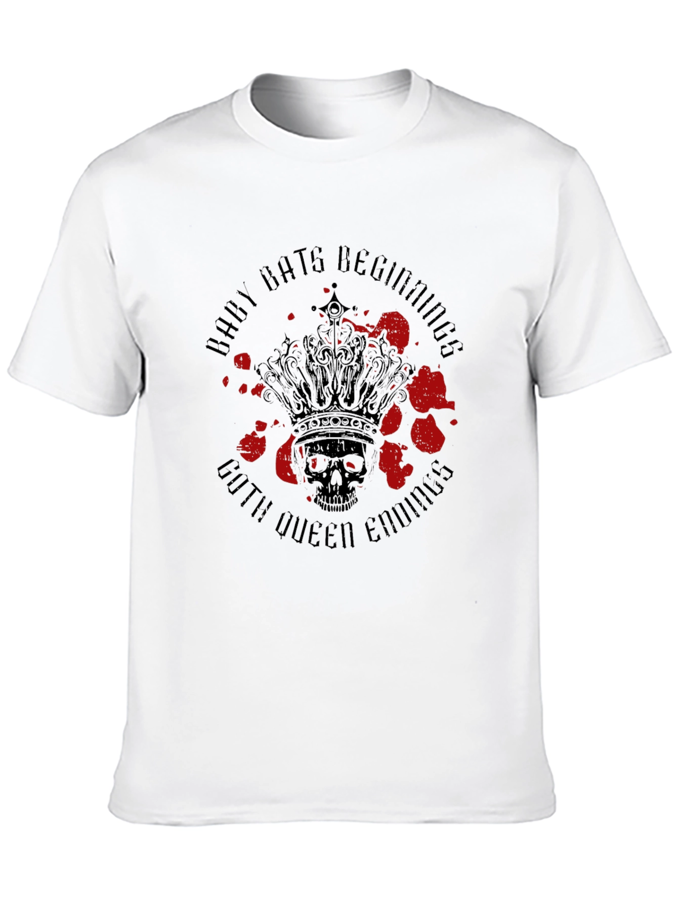 Gothic Queen Skull T-Shirt