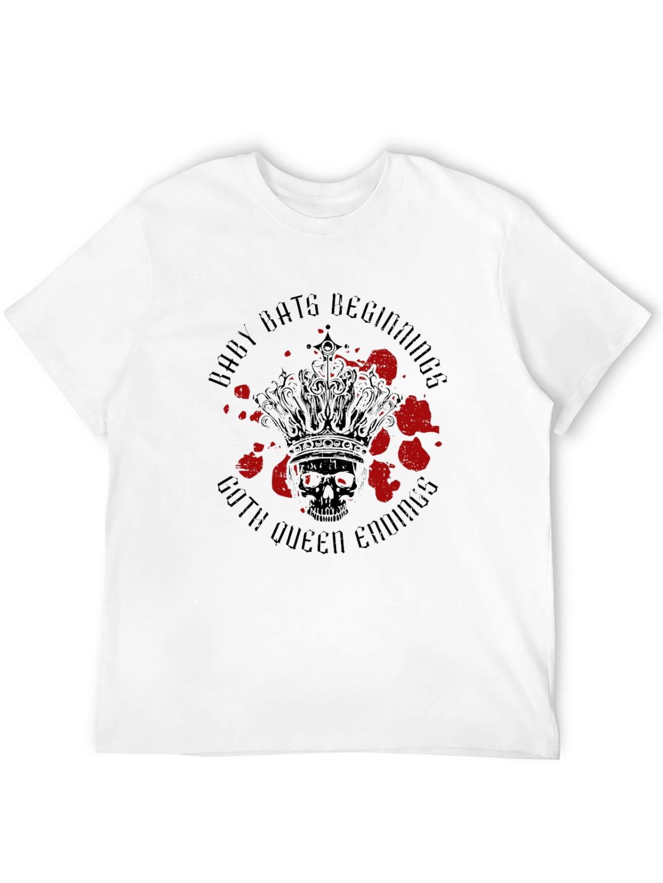 Gothic Queen Skull T-Shirt