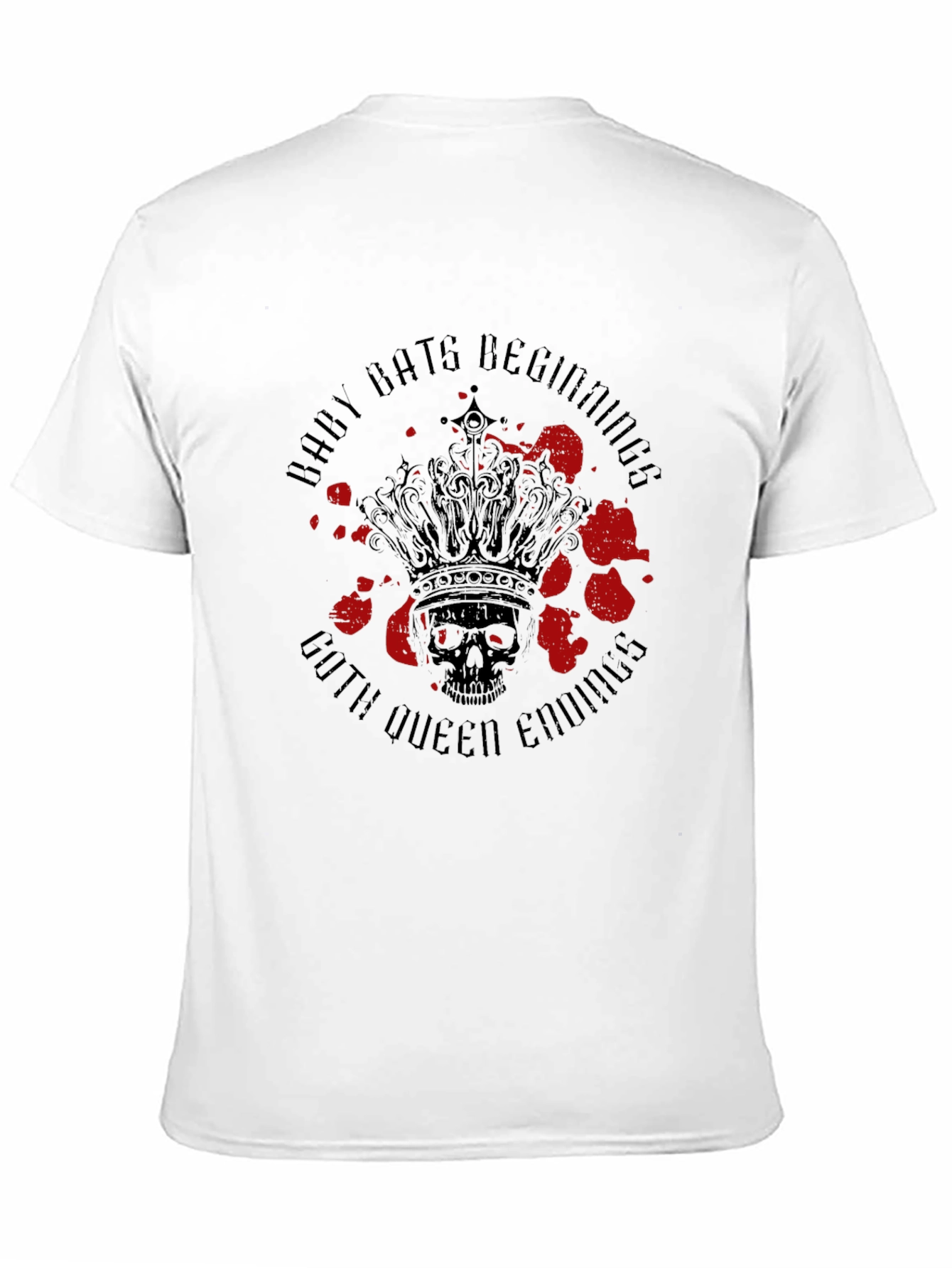 Gothic Queen Skull T-Shirt