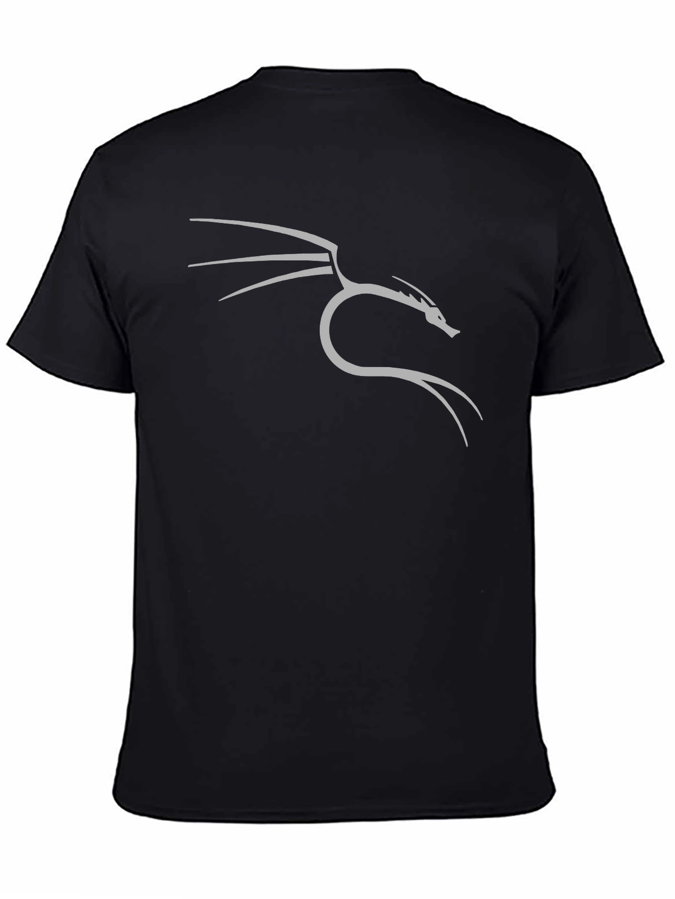 Kali Linux Dragon Logo Black T-Shirt