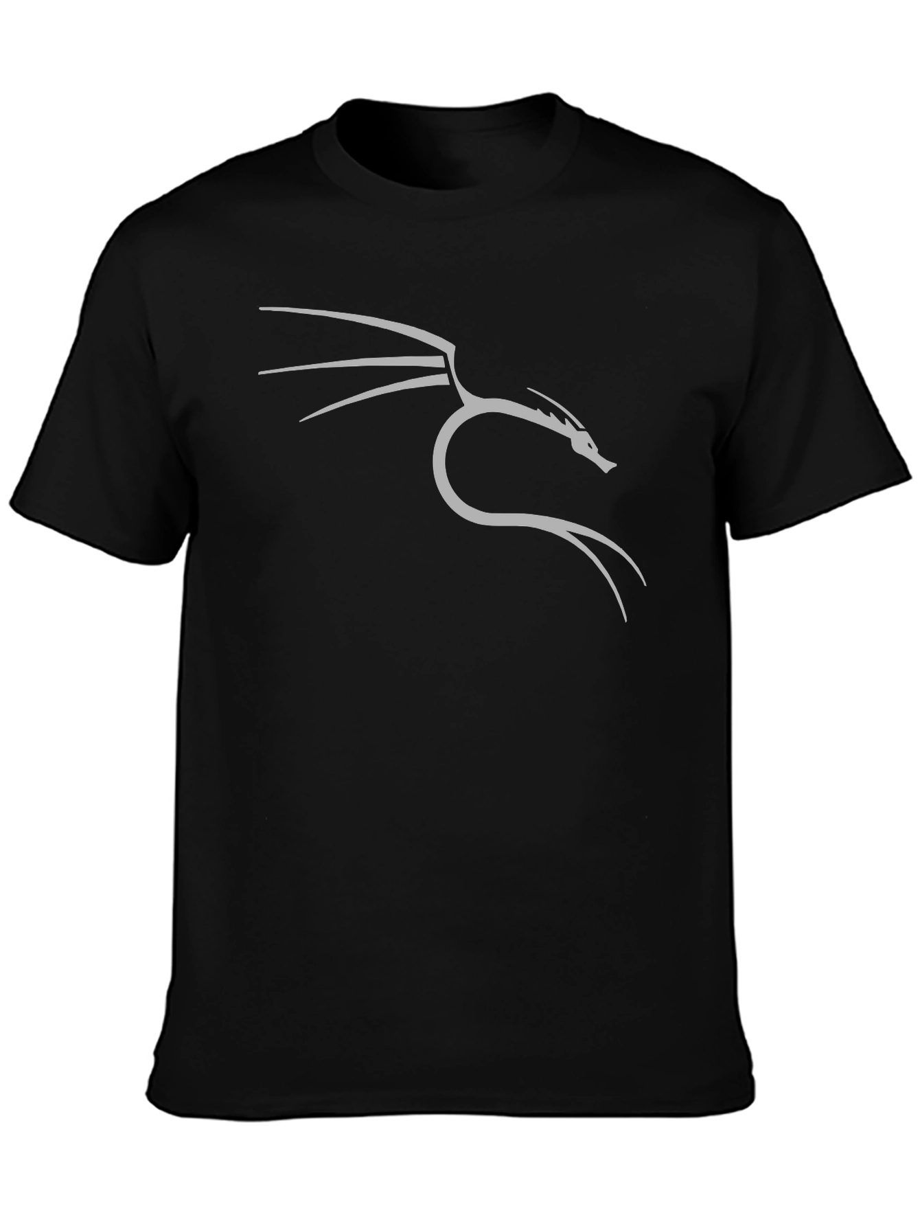 Kali Linux Dragon Logo Black T-Shirt