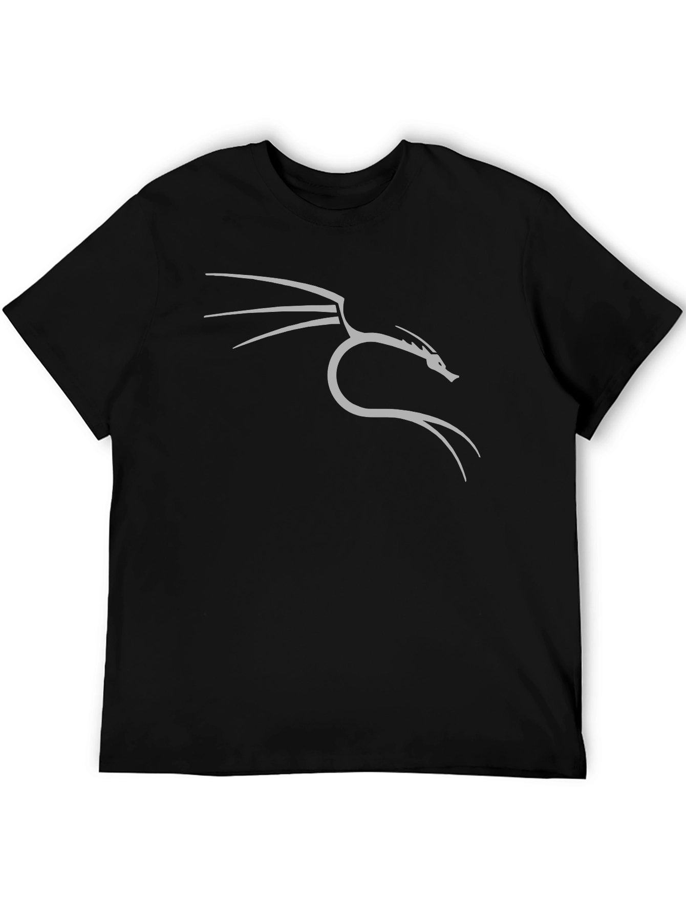 Kali Linux Dragon Logo Black T-Shirt