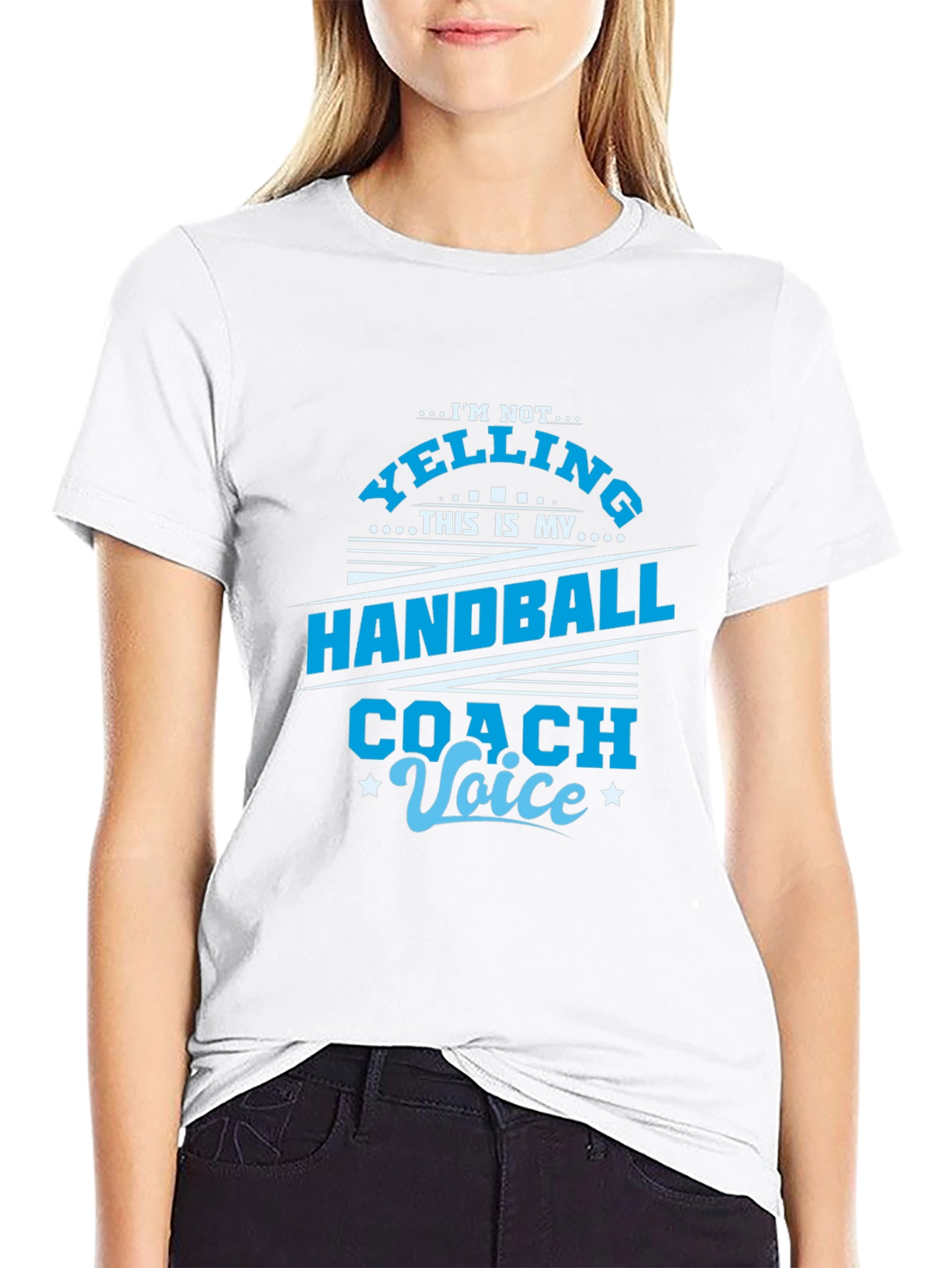 Handball Coach Voice T-Shirt - Funny Sports Tee
