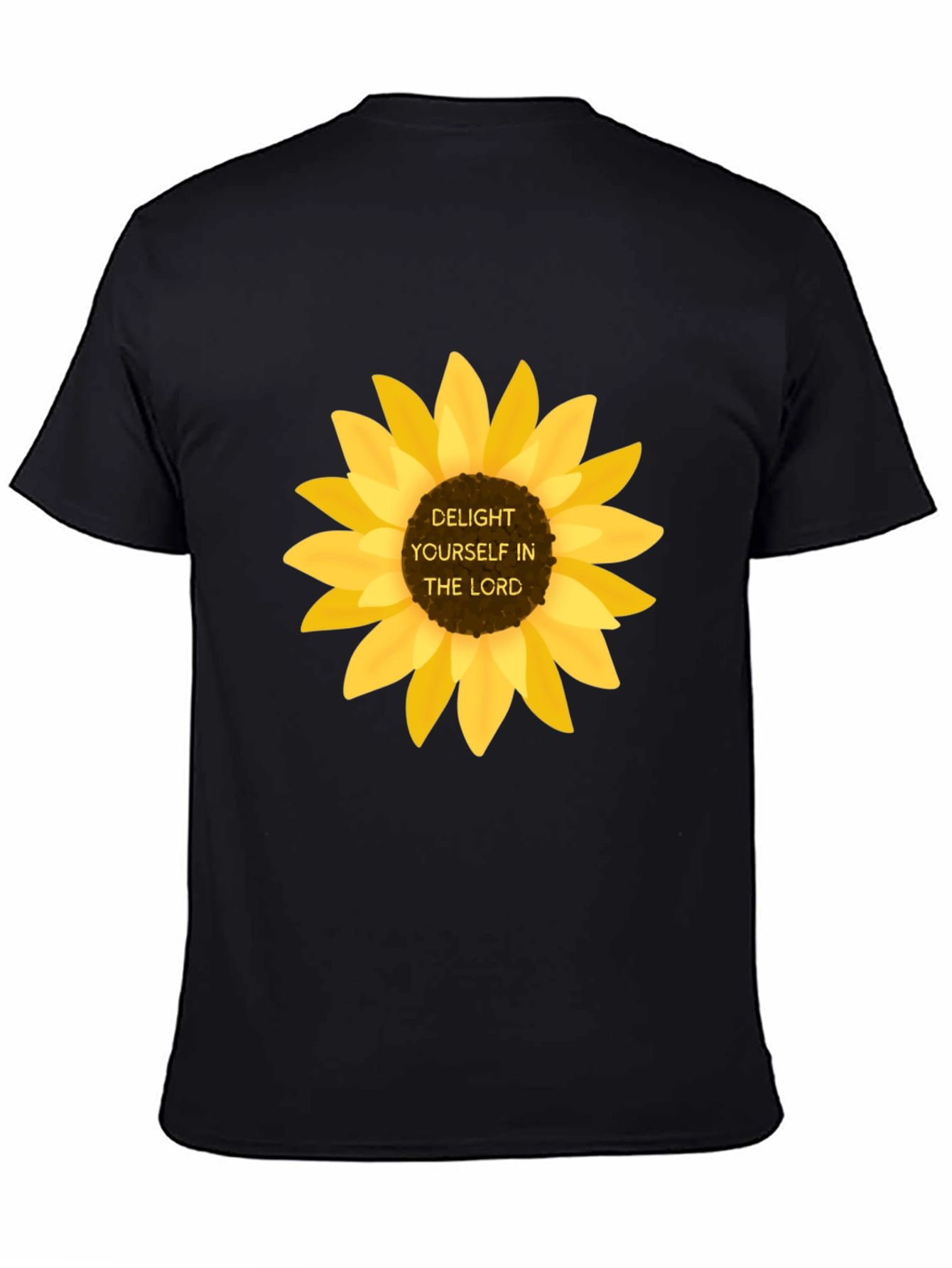 Delight Yourself in the Lord Sunflower Tee
