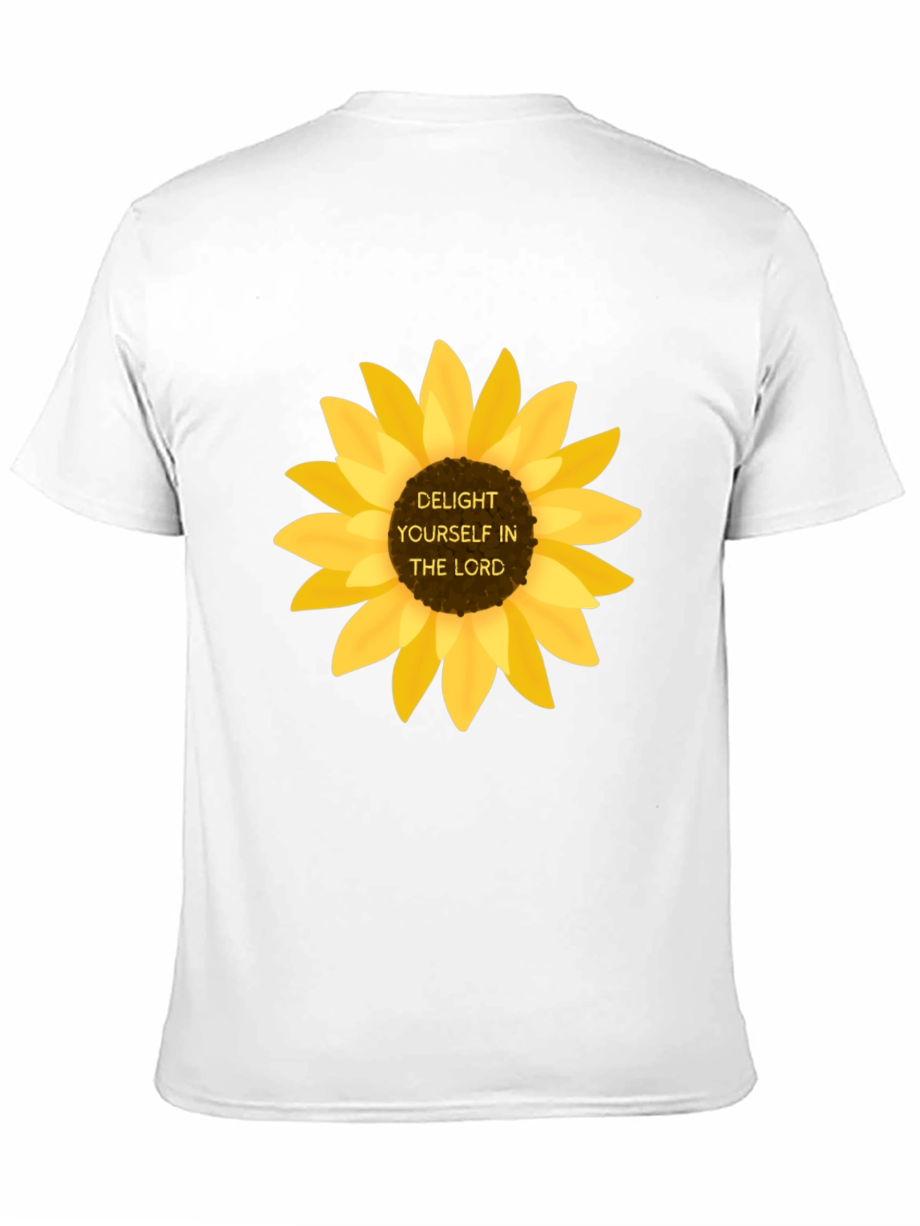 Delight Yourself in the Lord Sunflower Tee