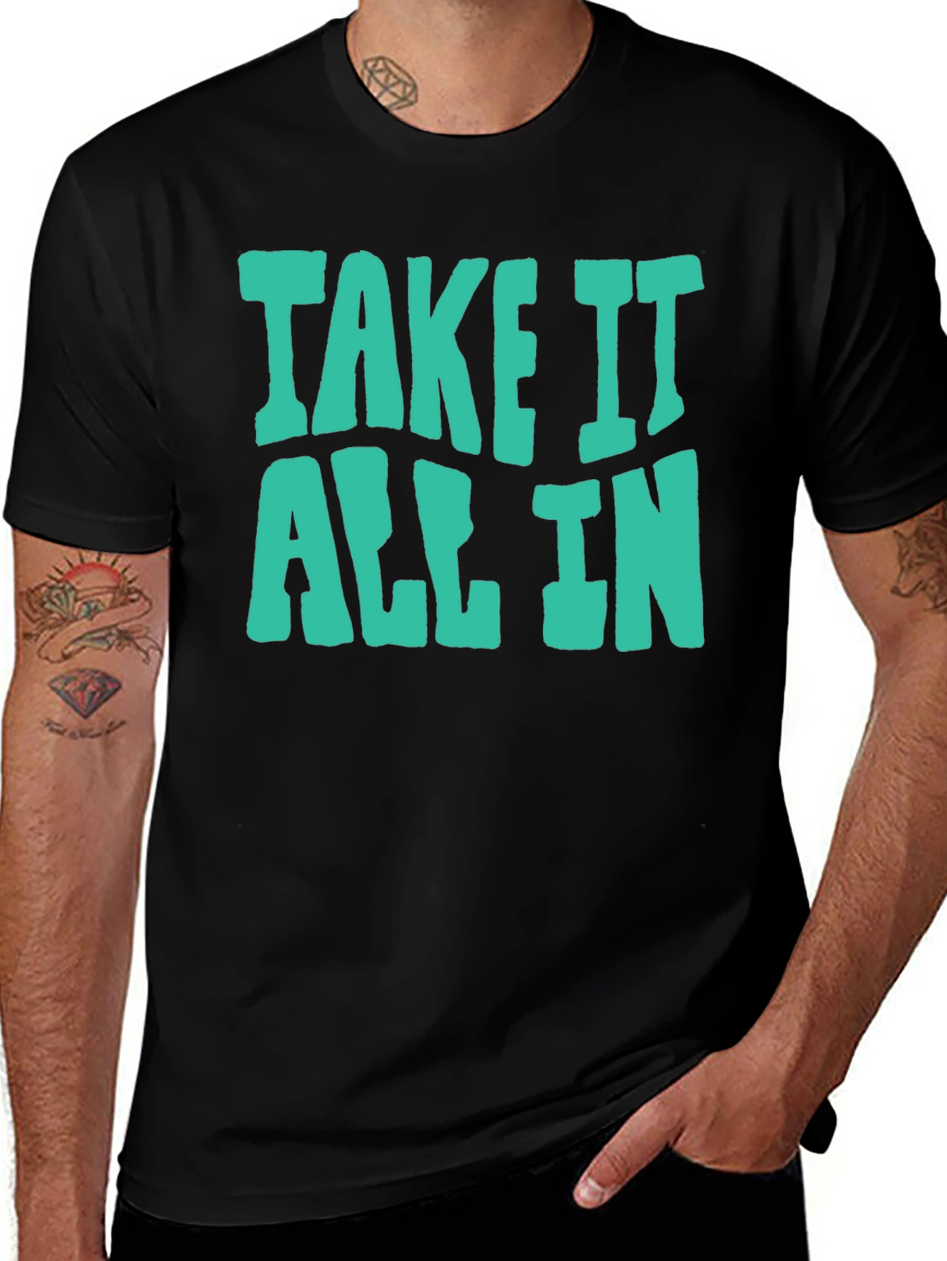 Take It All In Graphic Tee - Casual Style