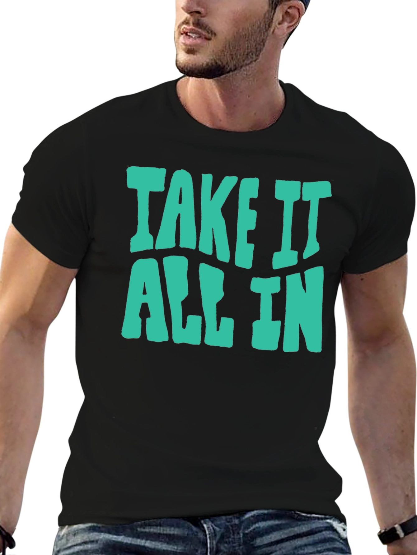 Take It All In Graphic Tee - Casual Style