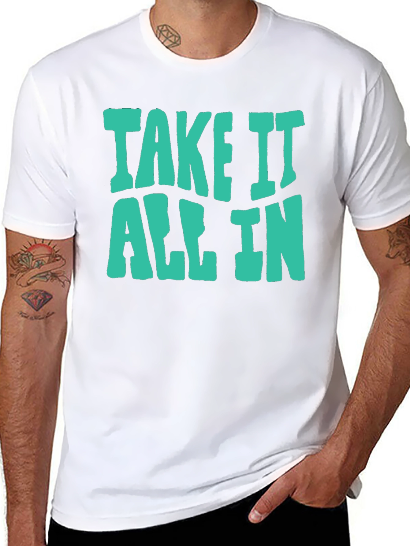 Take It All In Graphic Tee - Casual Style