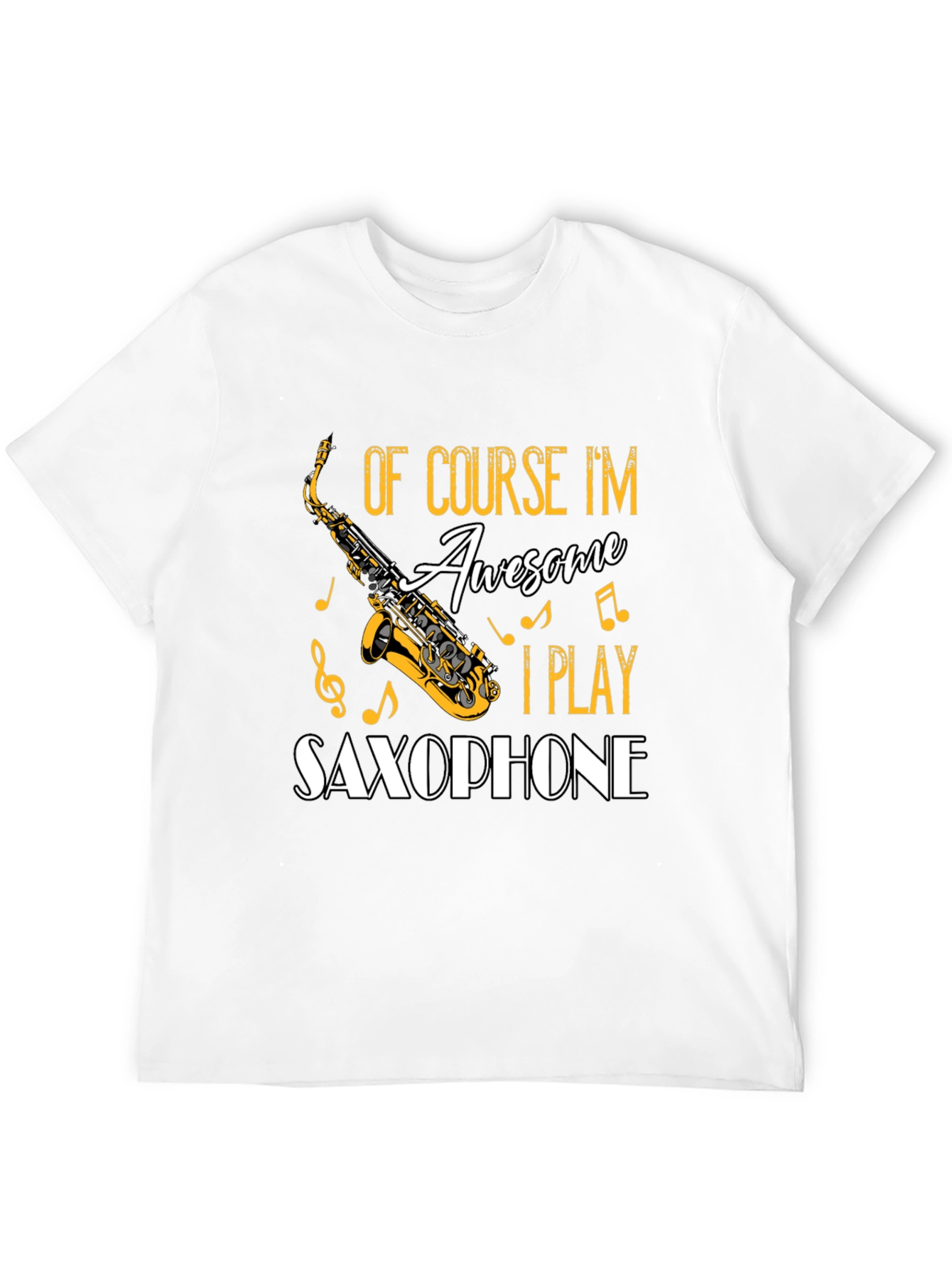 Saxophone Player Graphic T-Shirt - Awesome Musician Tee