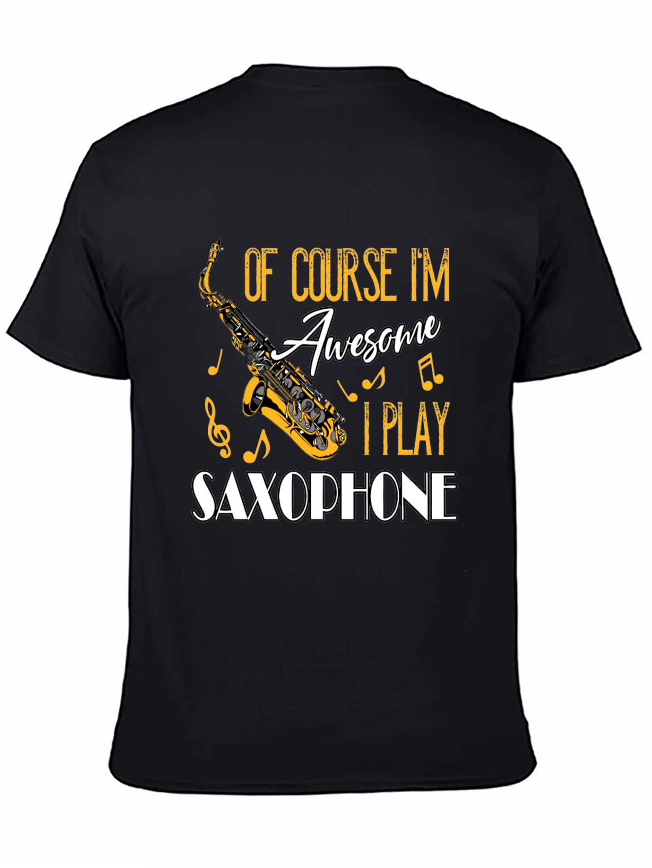Saxophone Player Graphic T-Shirt - Awesome Musician Tee