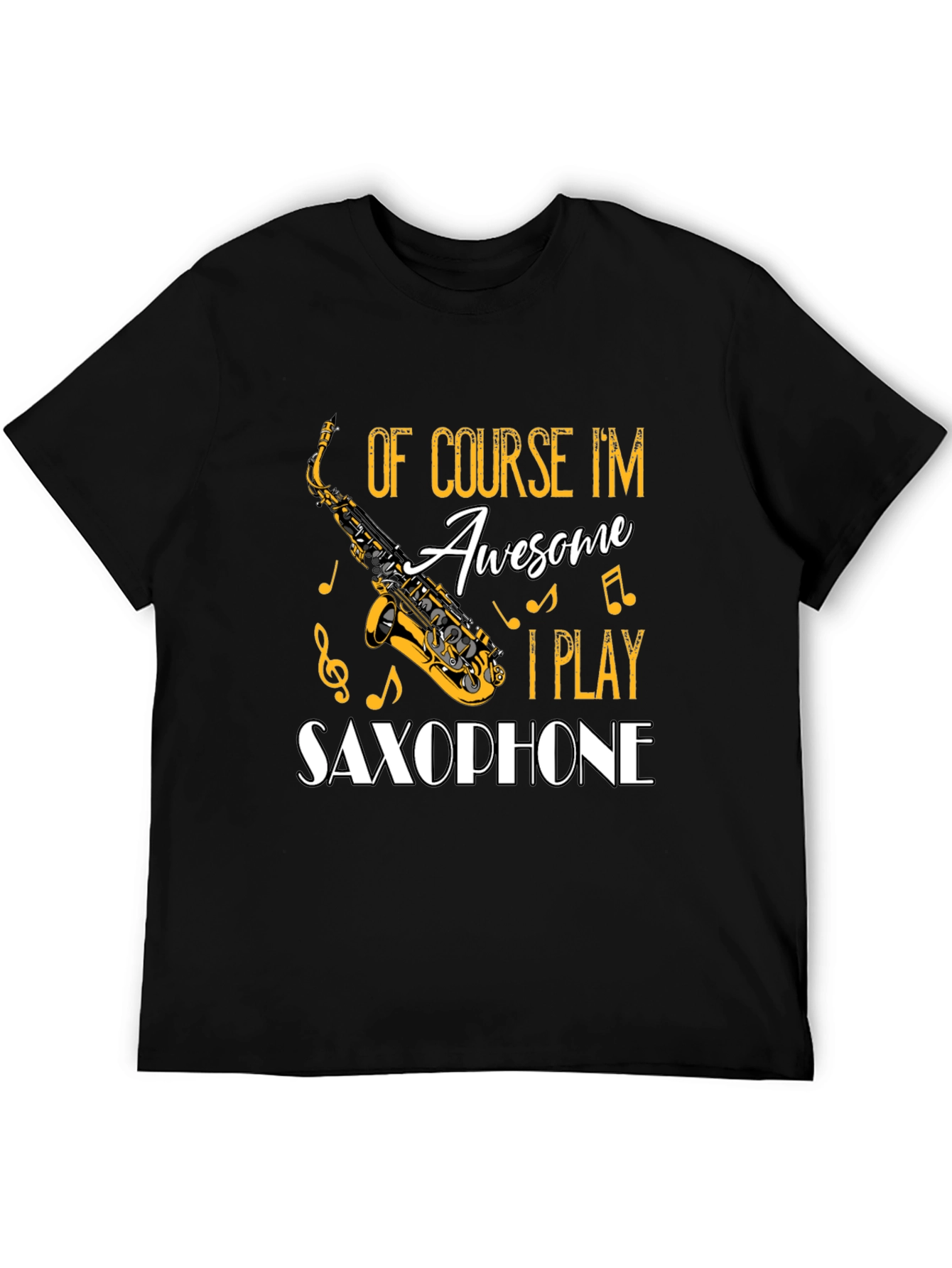 Saxophone Player Graphic T-Shirt - Awesome Musician Tee
