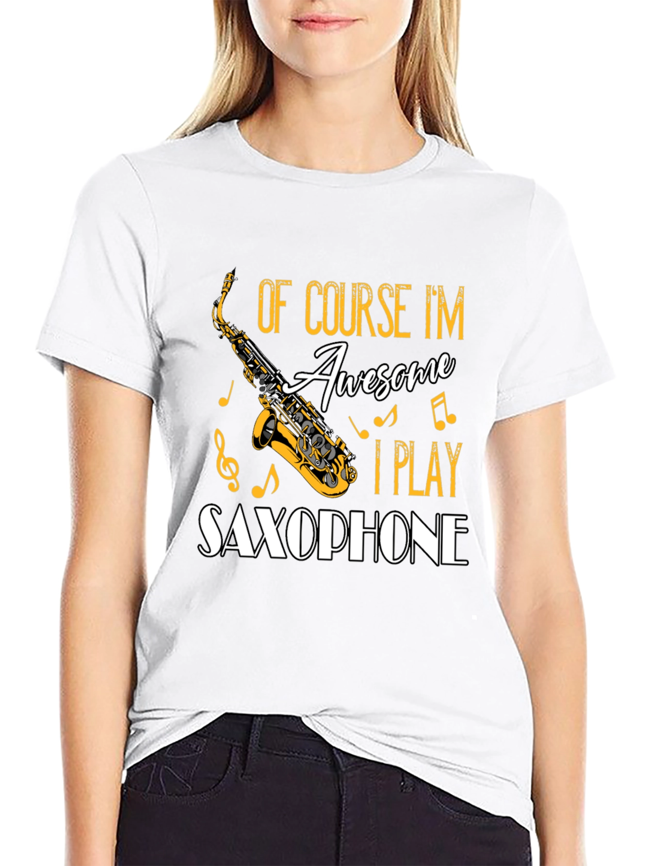 Saxophone Player Graphic T-Shirt - Awesome Musician Tee