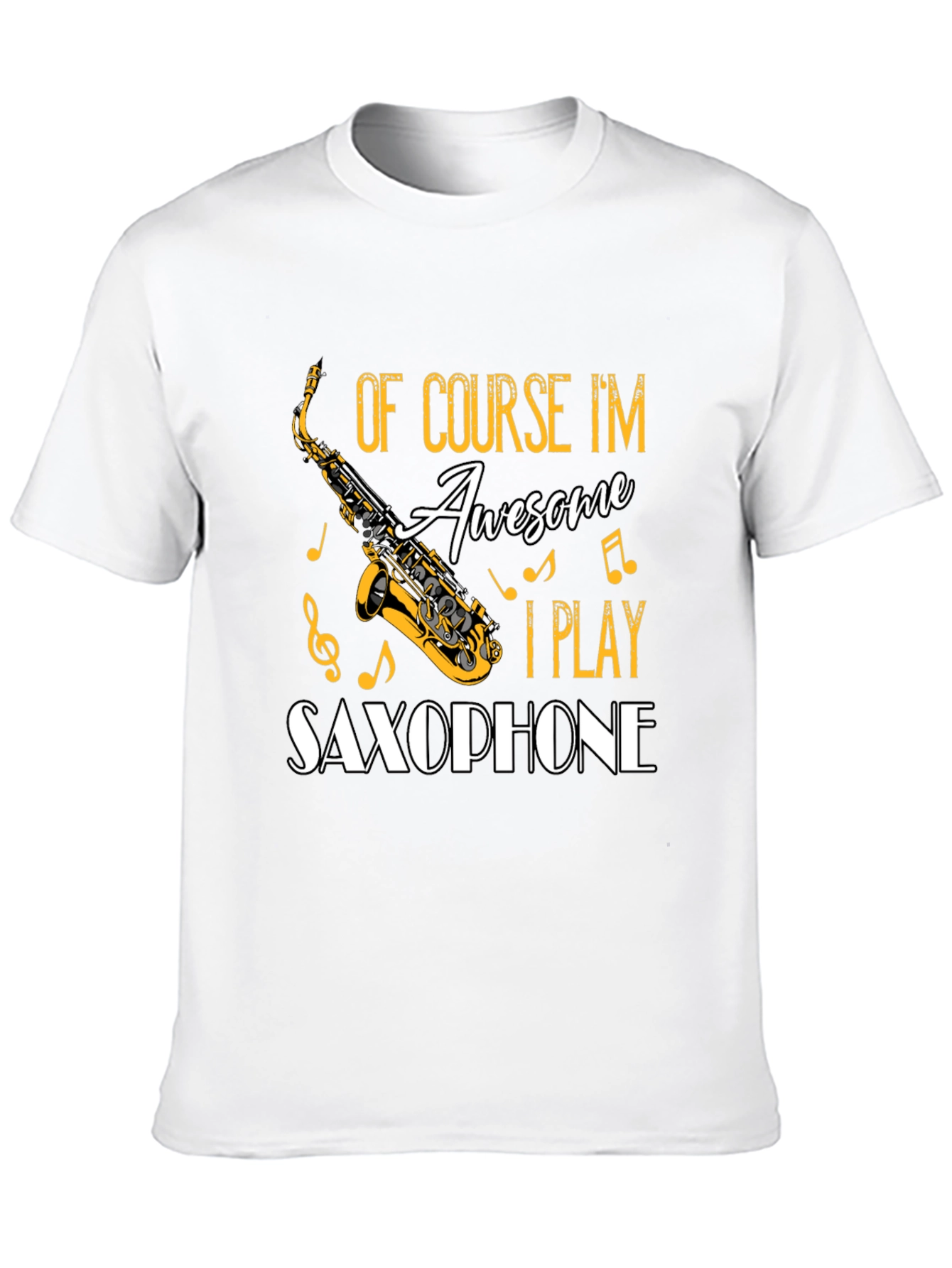 Saxophone Player Graphic T-Shirt - Awesome Musician Tee