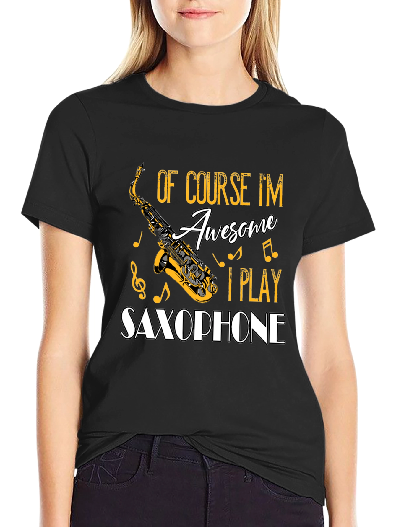 Saxophone Player Graphic T-Shirt - Awesome Musician Tee
