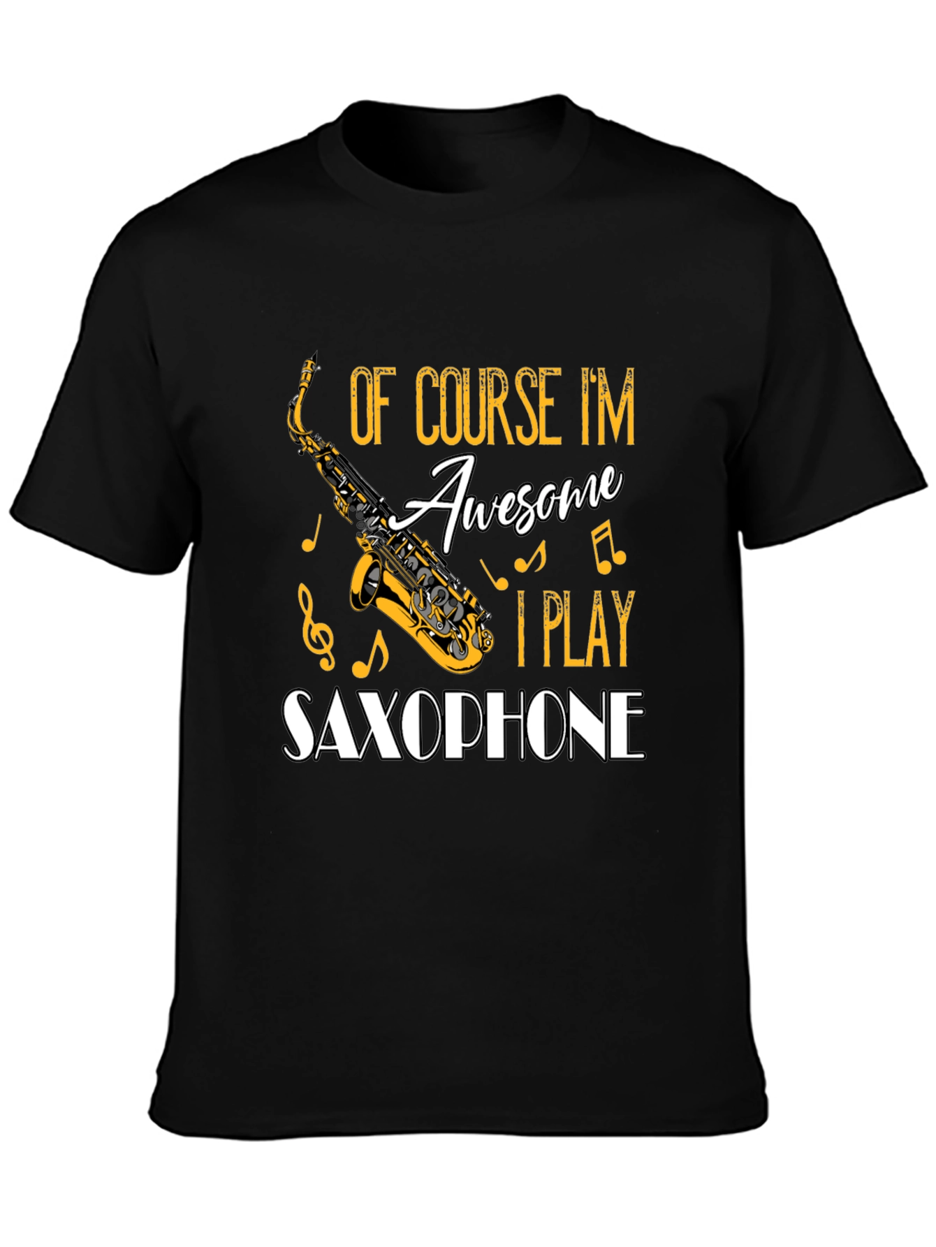 Saxophone Player Graphic T-Shirt - Awesome Musician Tee
