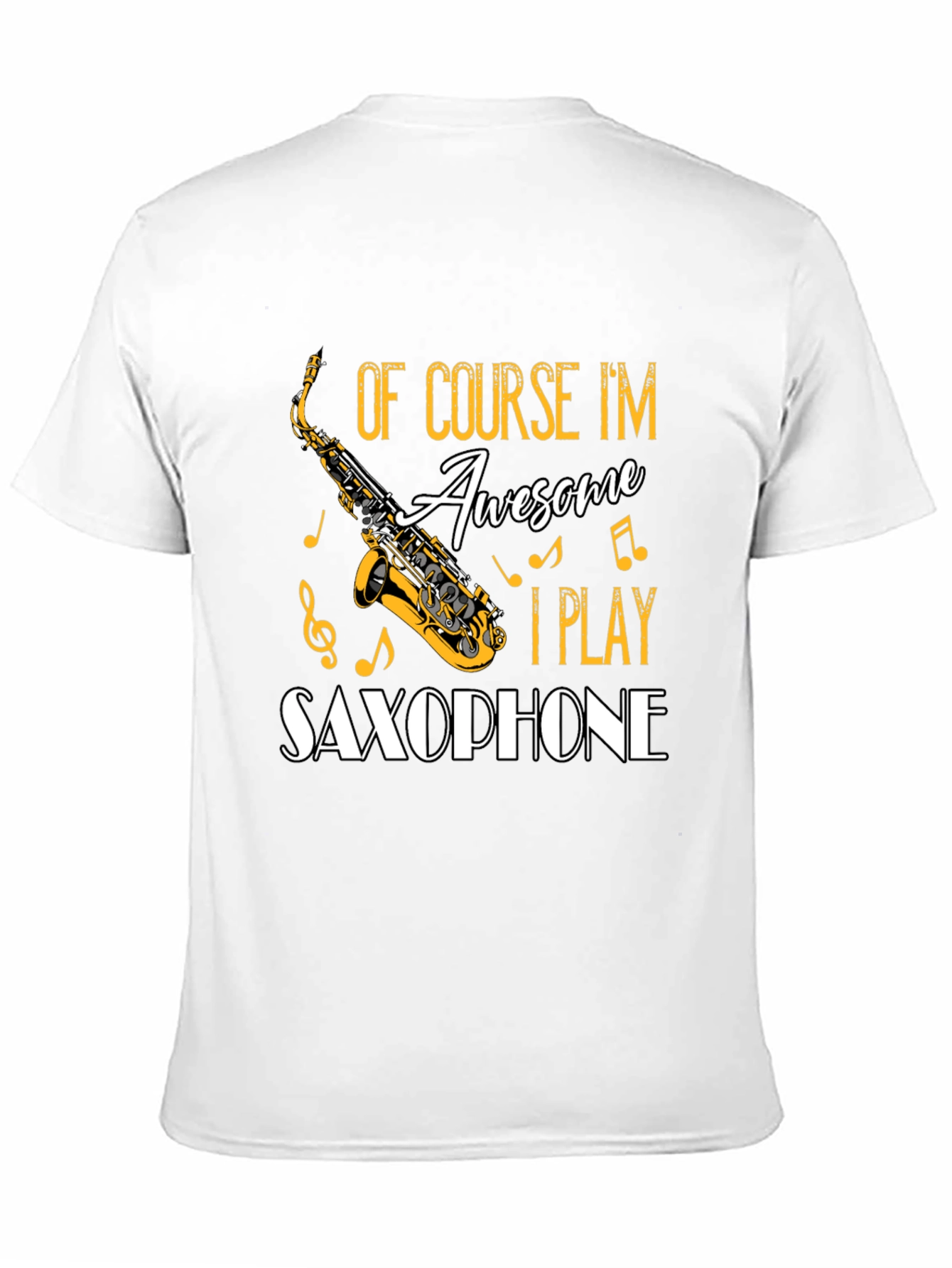 Saxophone Player Graphic T-Shirt - Awesome Musician Tee