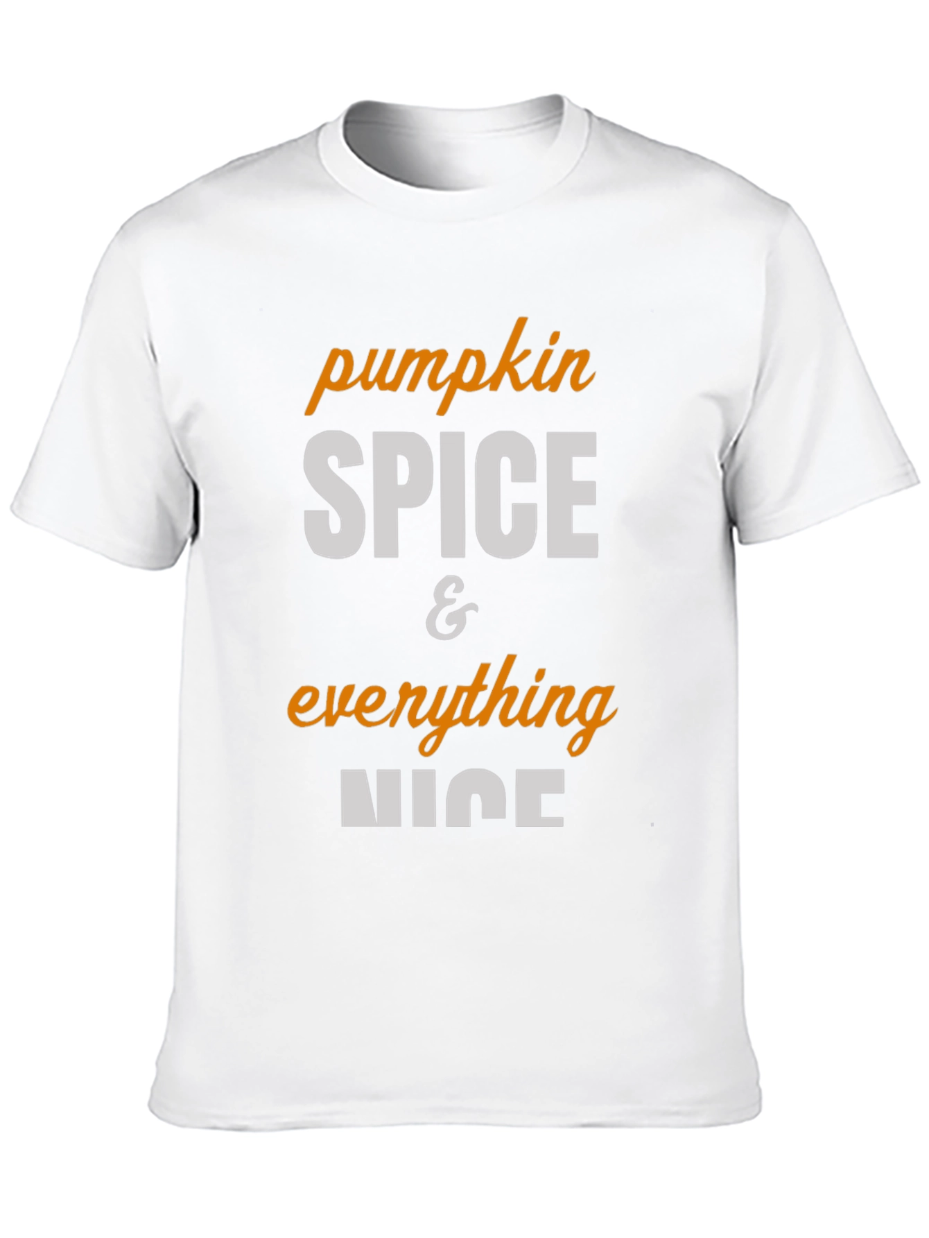 Pumpkin Spice & Everything Nice Black T-Shirt