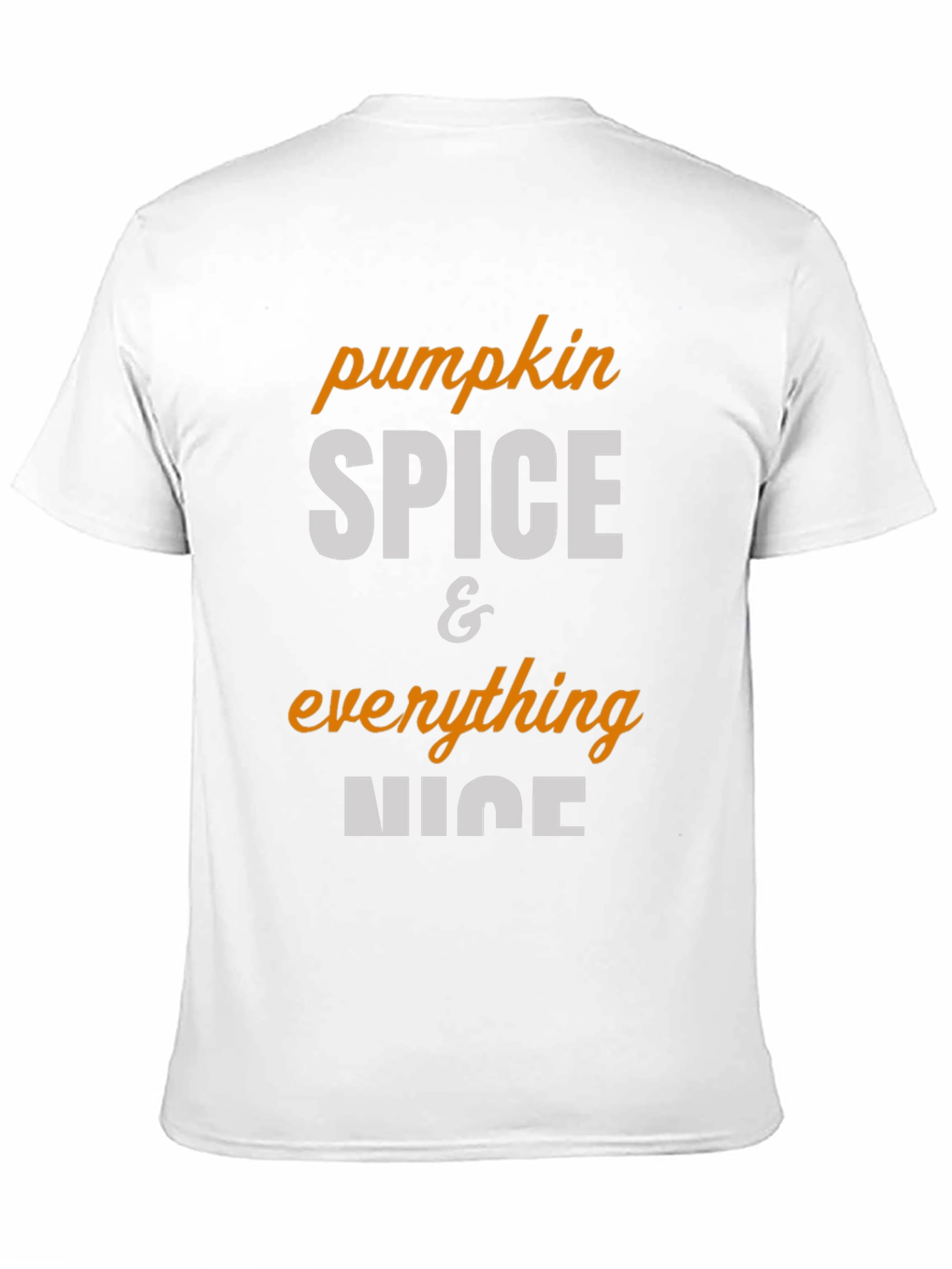 Pumpkin Spice & Everything Nice Black T-Shirt