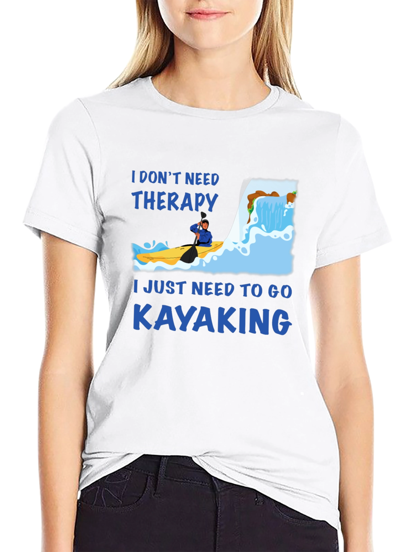 Kayaking Therapy T-Shirt - Adventure Ready