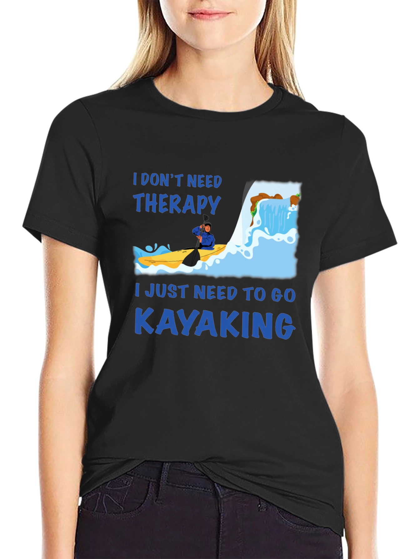 Kayaking Therapy T-Shirt - Adventure Ready