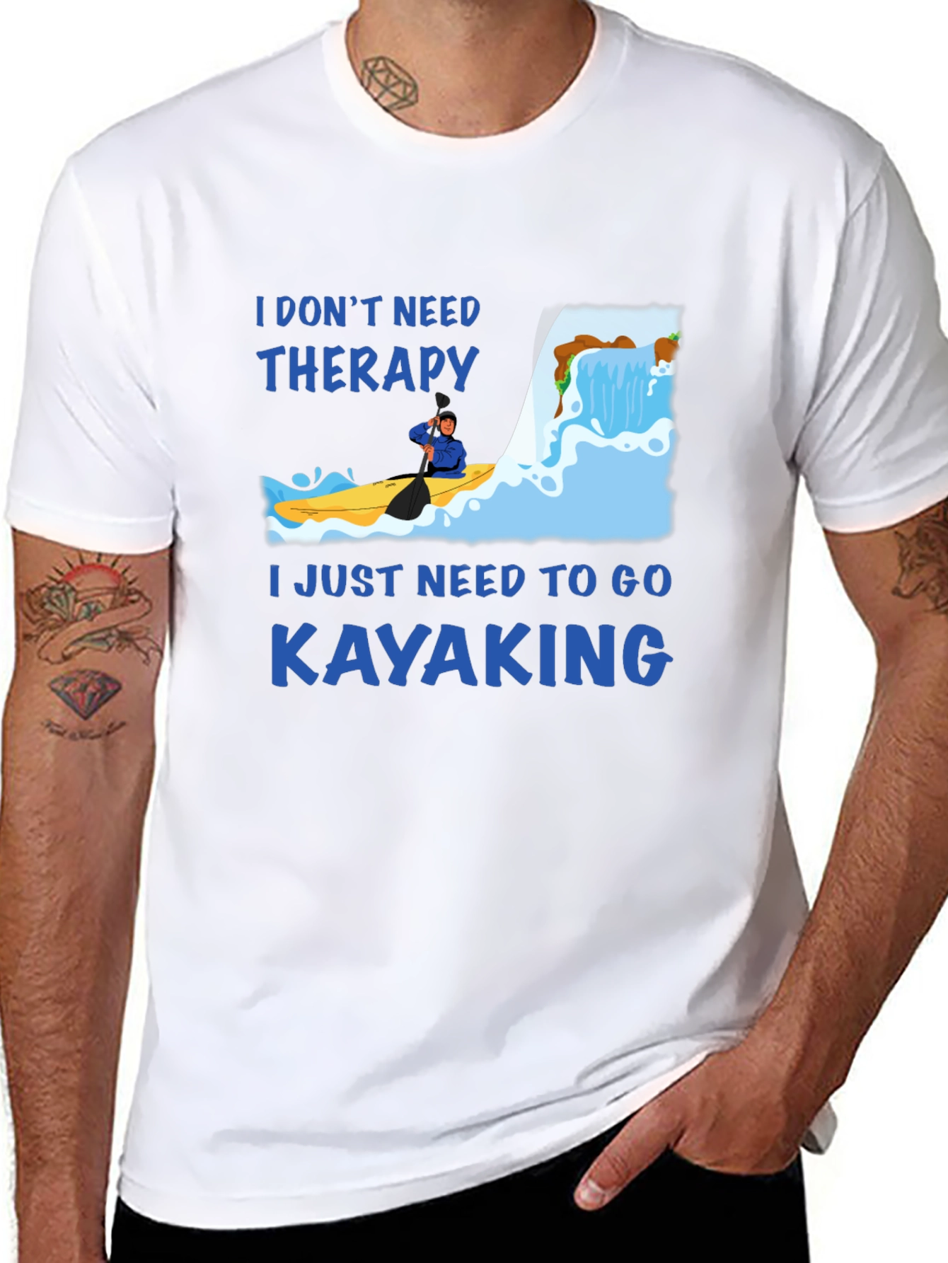 Kayaking Therapy T-Shirt - Adventure Ready