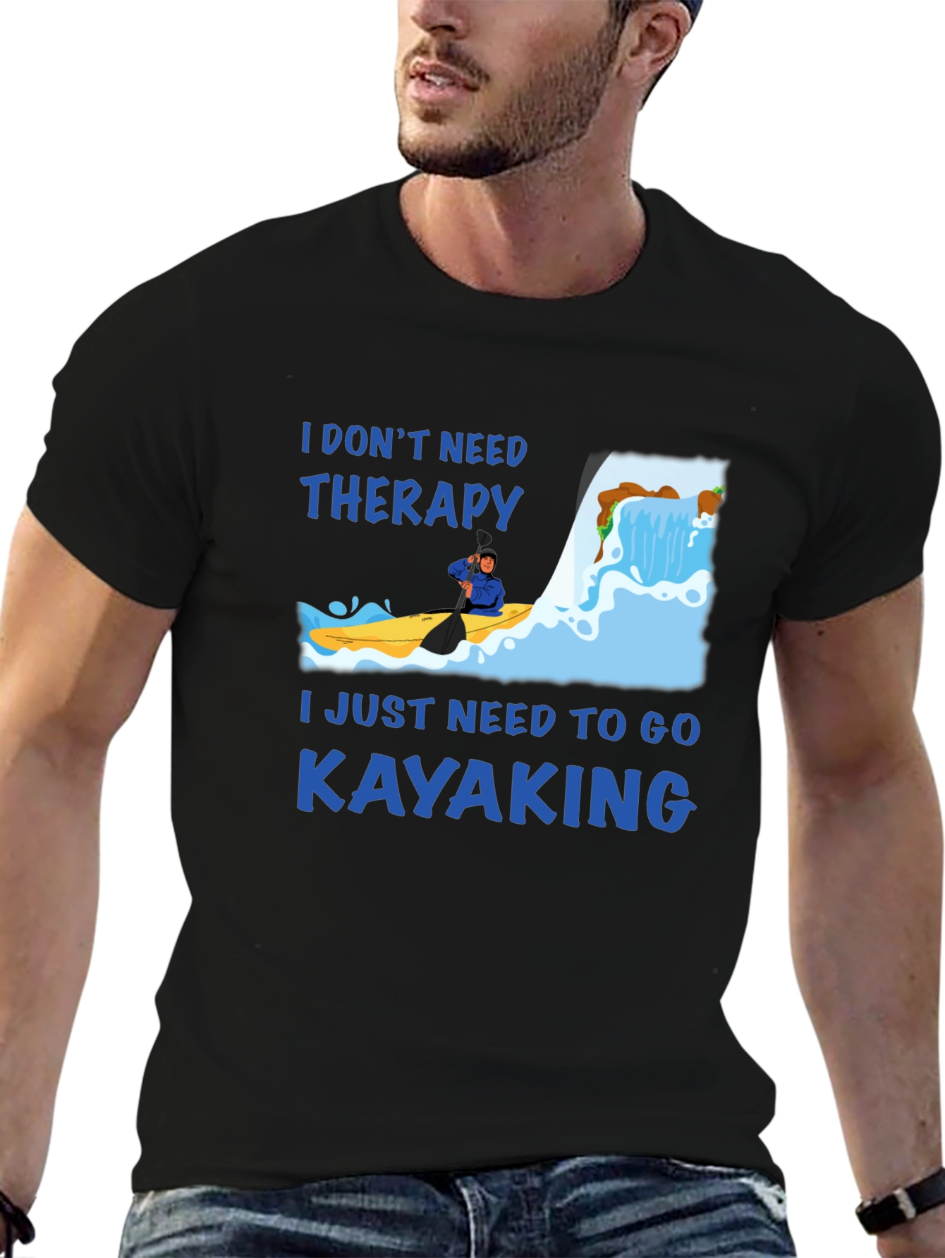 Kayaking Therapy T-Shirt - Adventure Ready