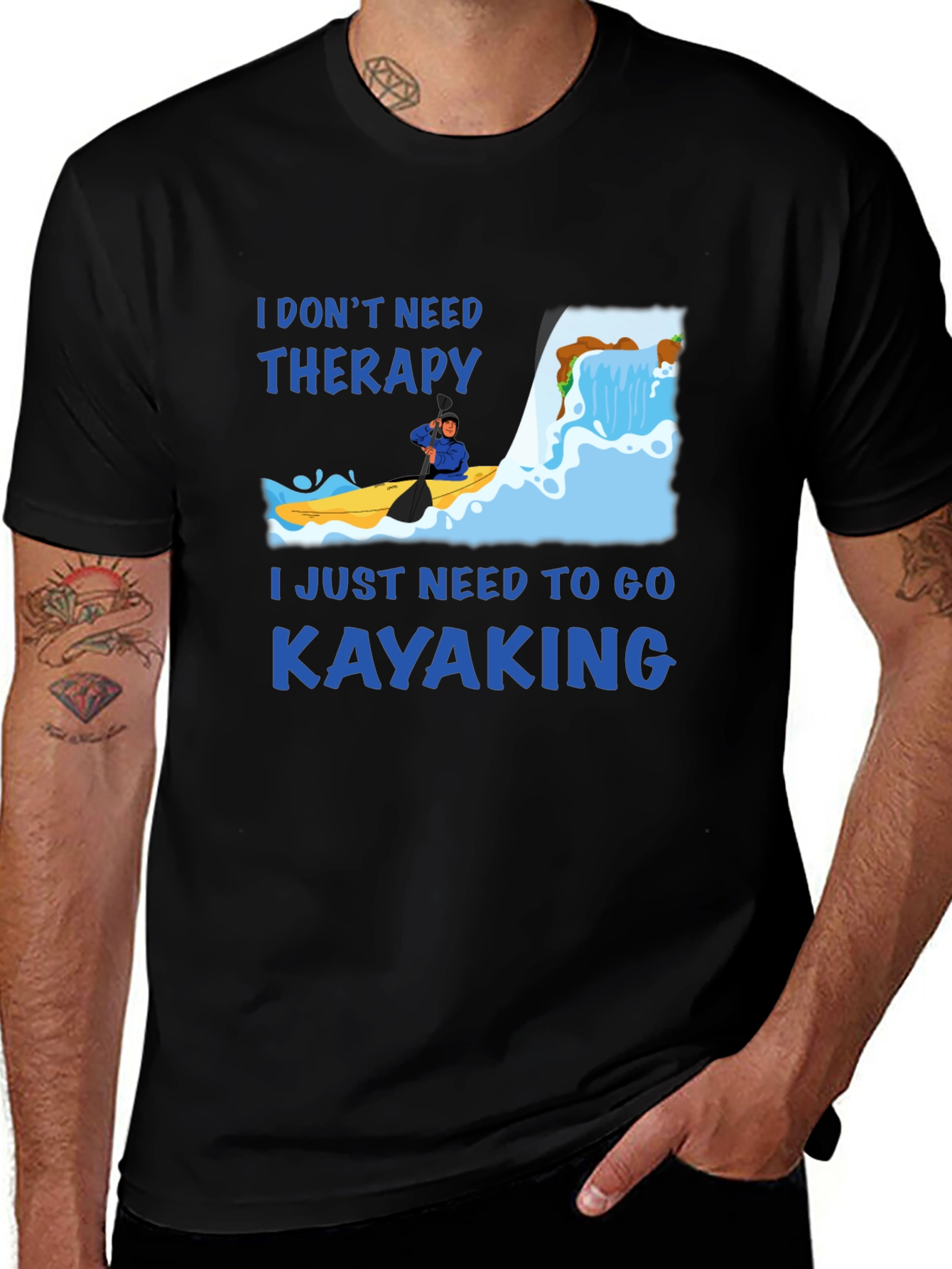 Kayaking Therapy T-Shirt - Adventure Ready