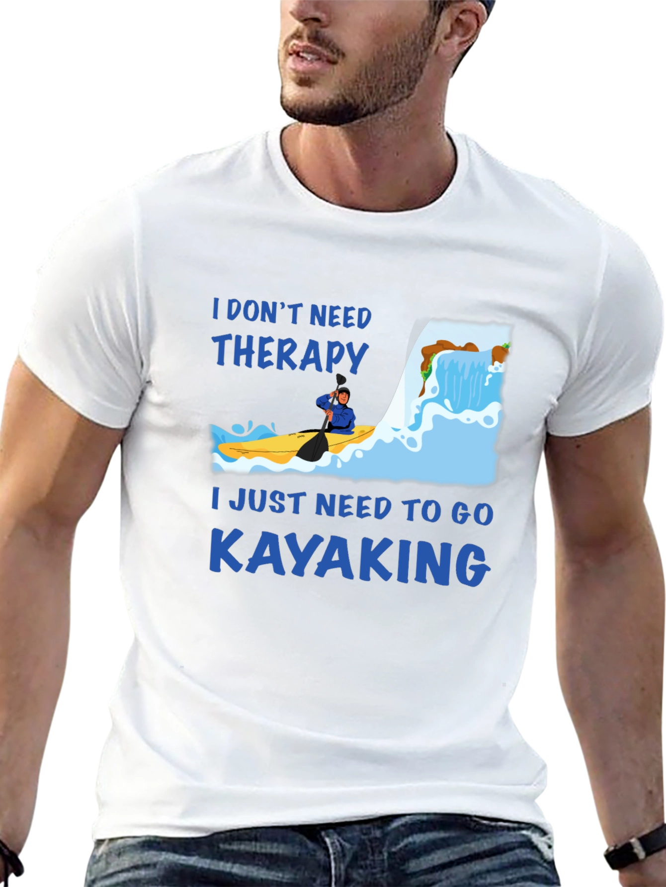 Kayaking Therapy T-Shirt - Adventure Ready
