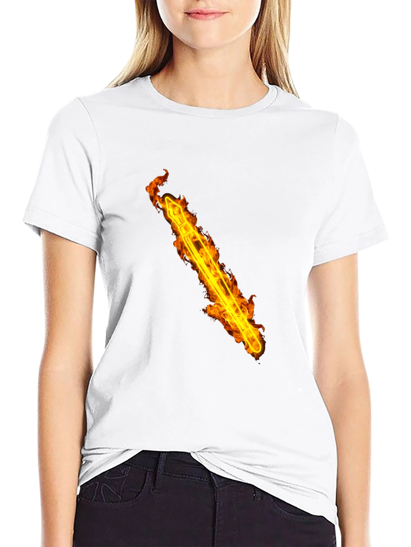 Fiery Arrow T-Shirt - Bold Graphic Tee