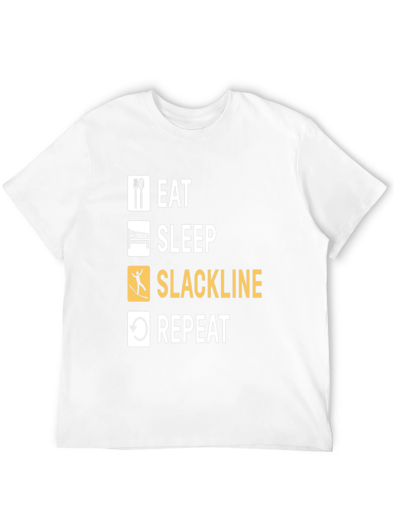 Eat Sleep Slackline Repeat T-Shirt