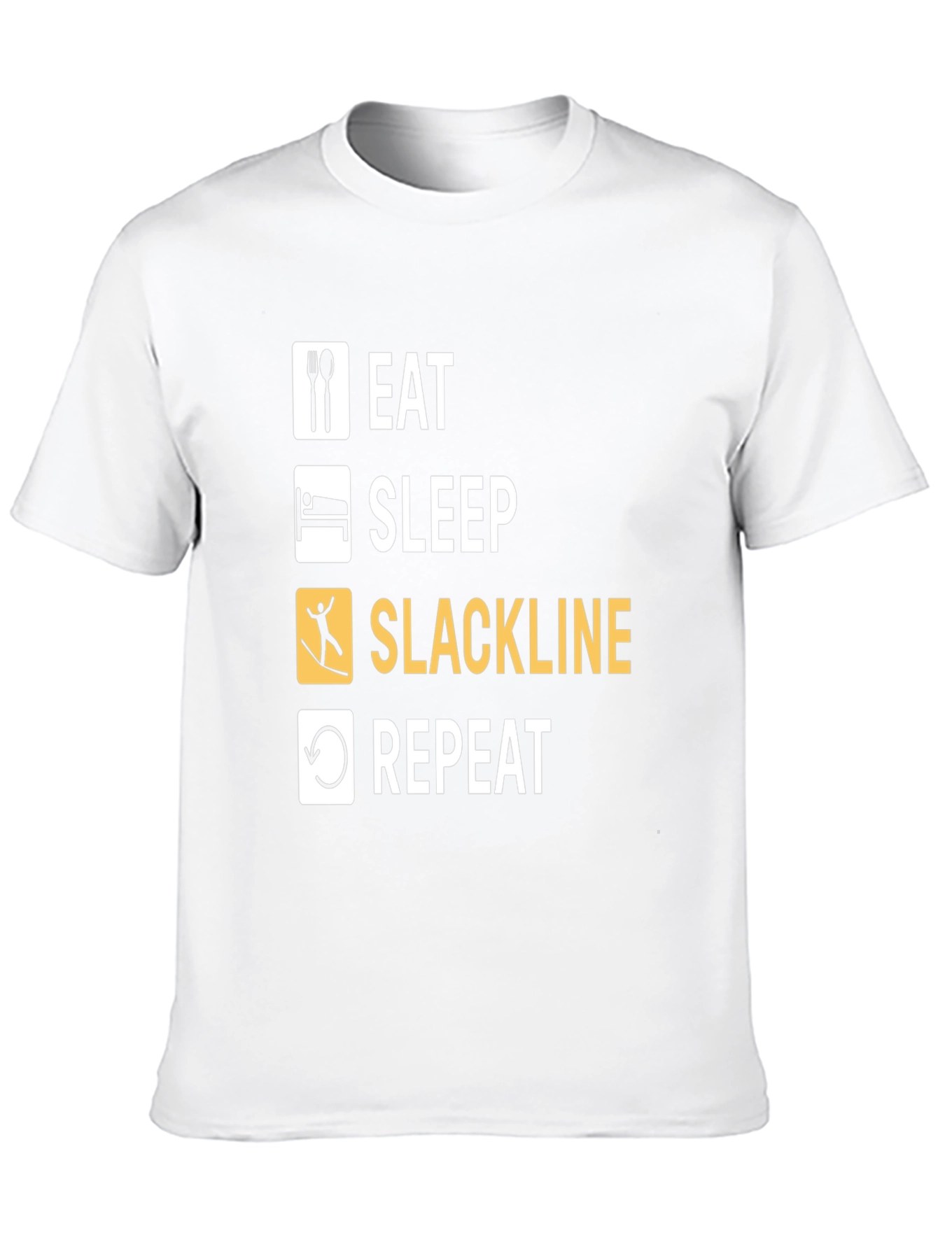 Eat Sleep Slackline Repeat T-Shirt