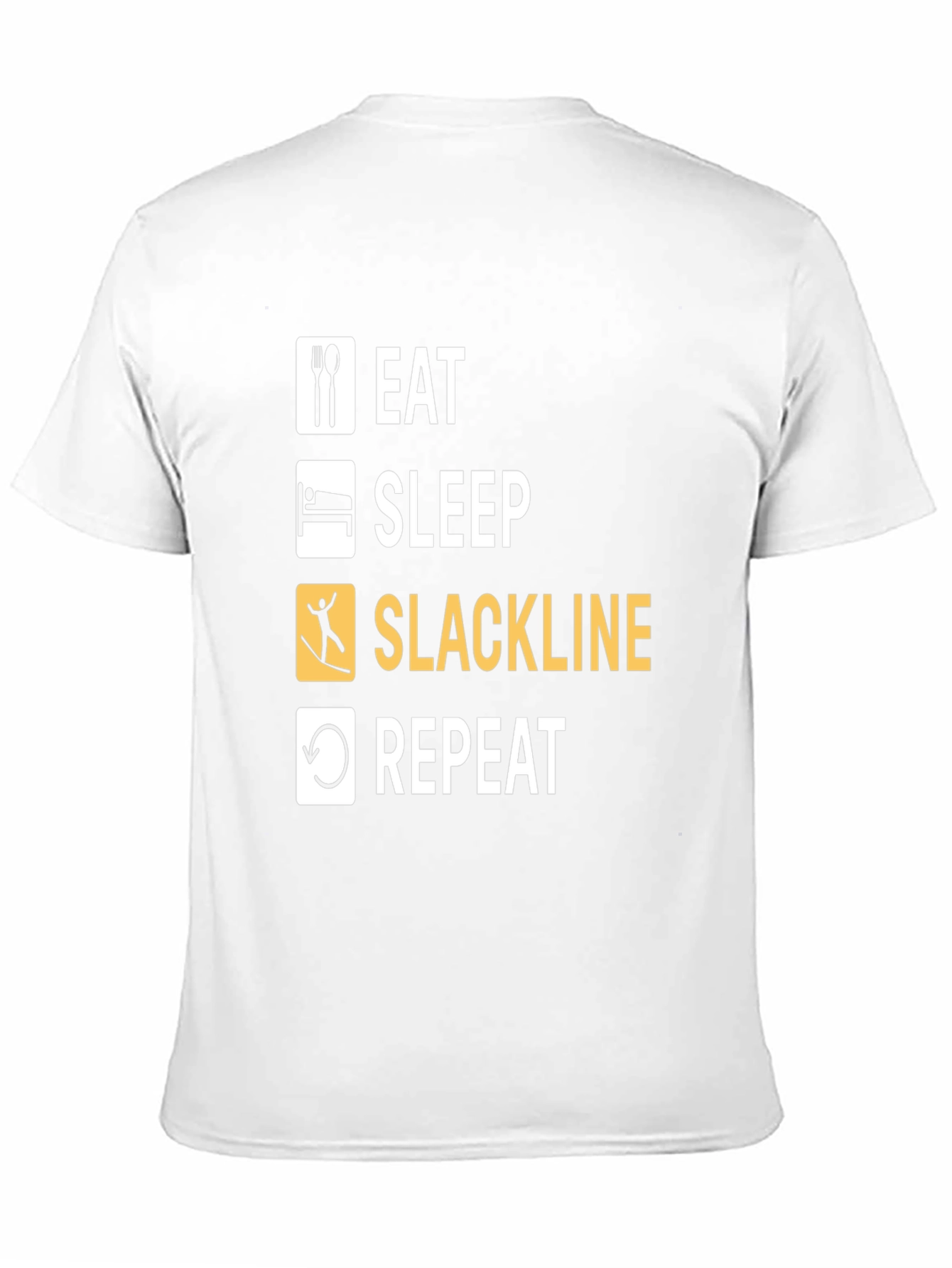 Eat Sleep Slackline Repeat T-Shirt