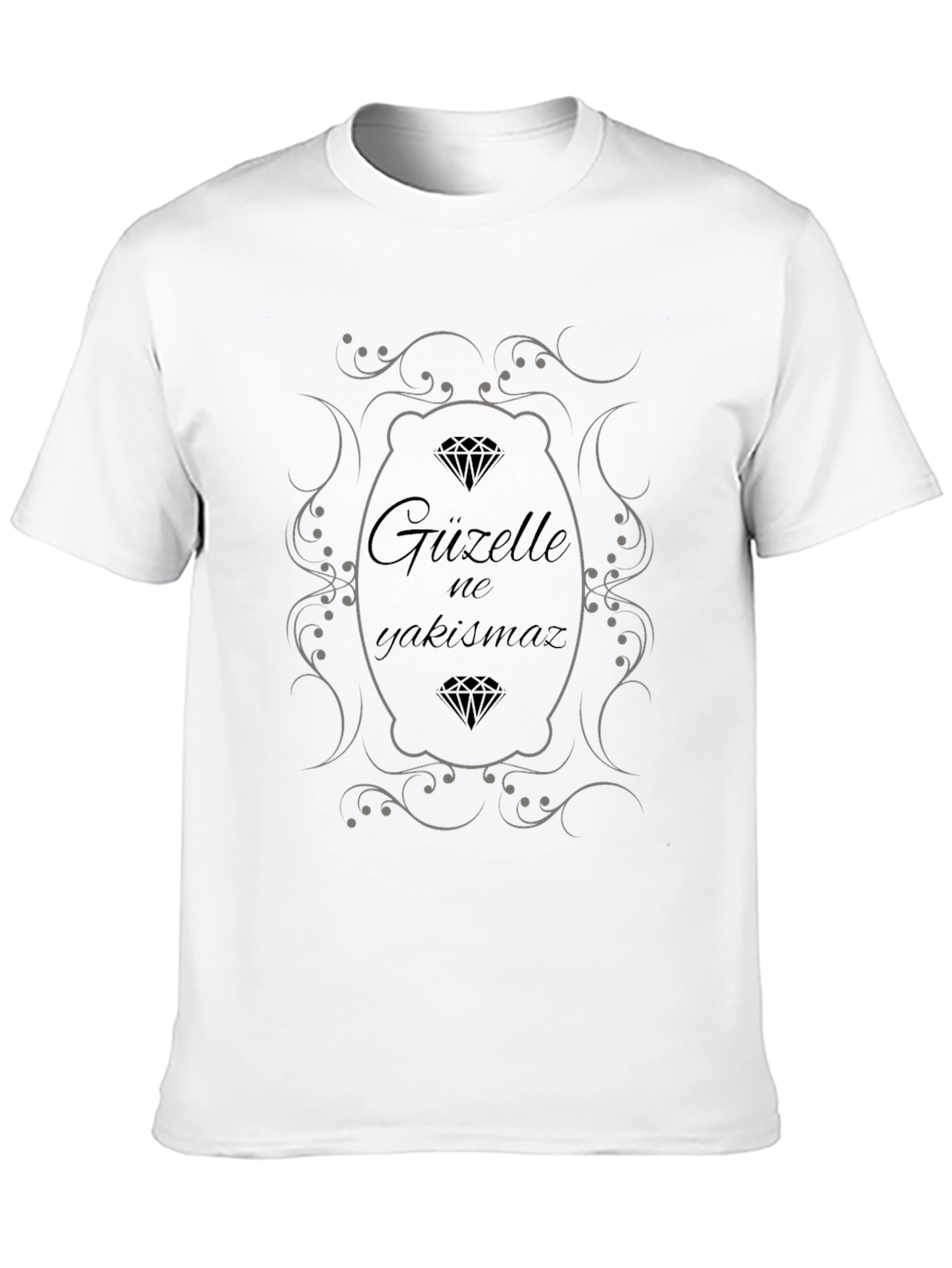 Elegant Turkish Tee: Güzelle Ne Yakışmaz T-Shirt
