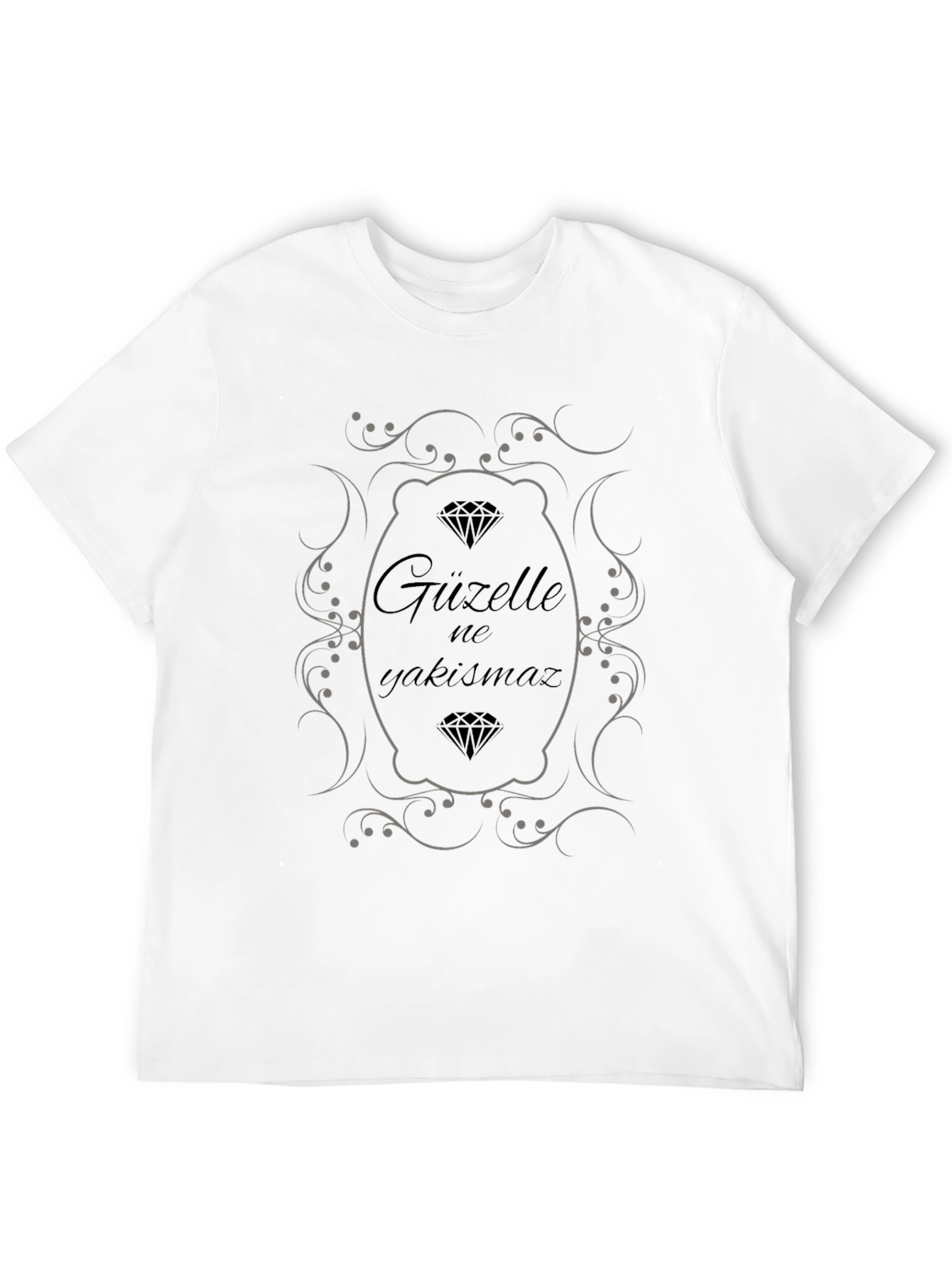 Elegant Turkish Tee: Güzelle Ne Yakışmaz T-Shirt