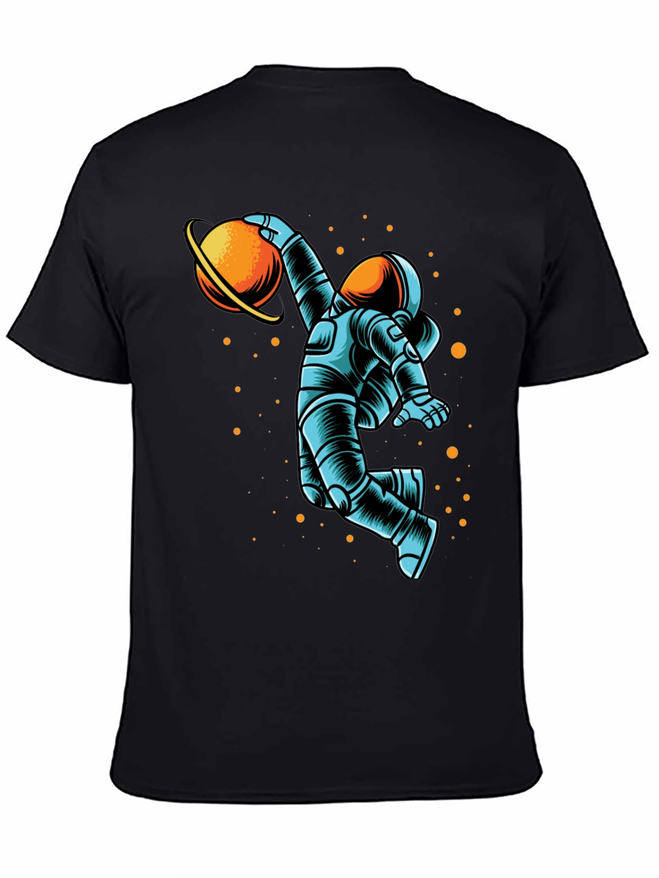 Astronaut Planet Dunk Graphic T-Shirt