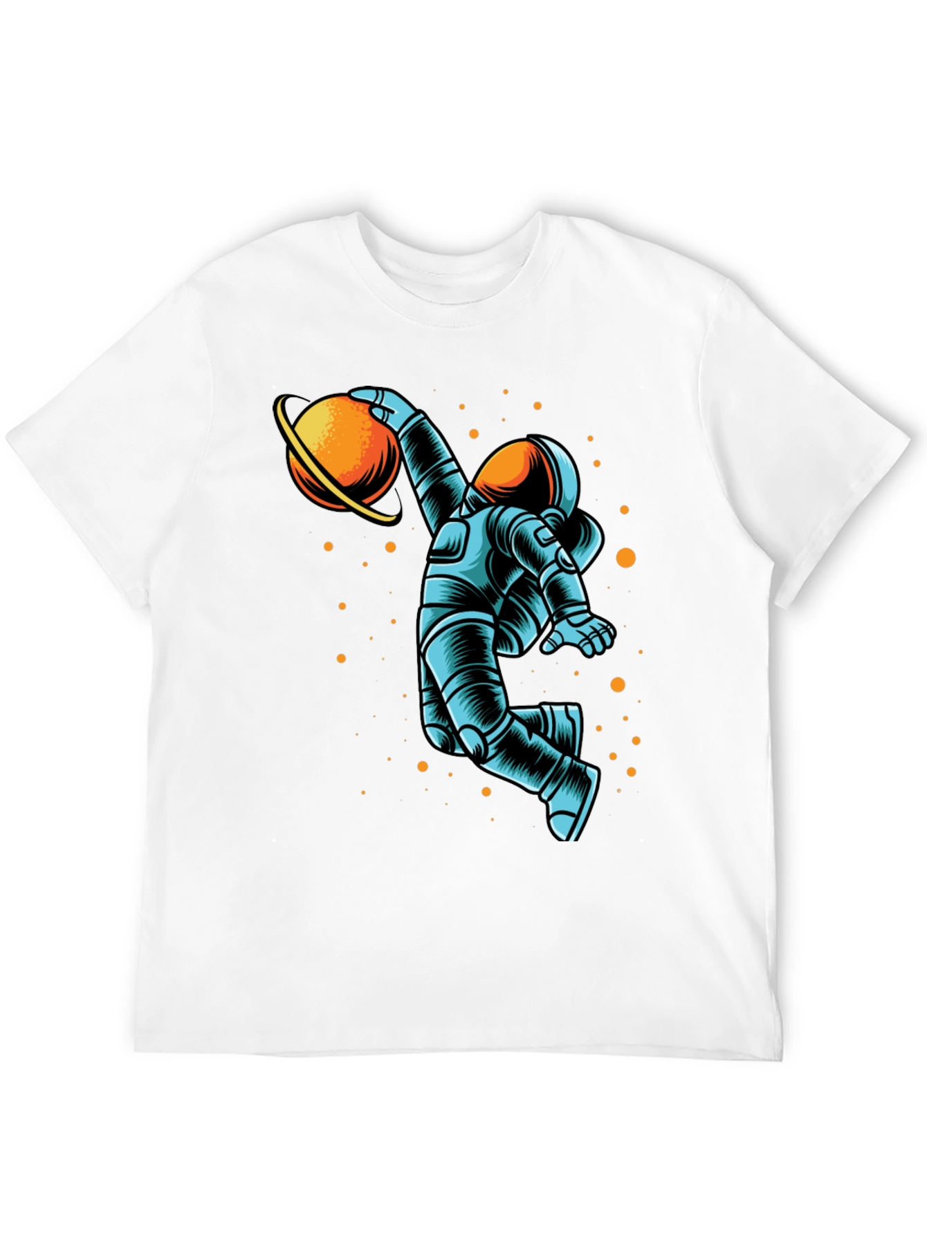 Astronaut Planet Dunk Graphic T-Shirt