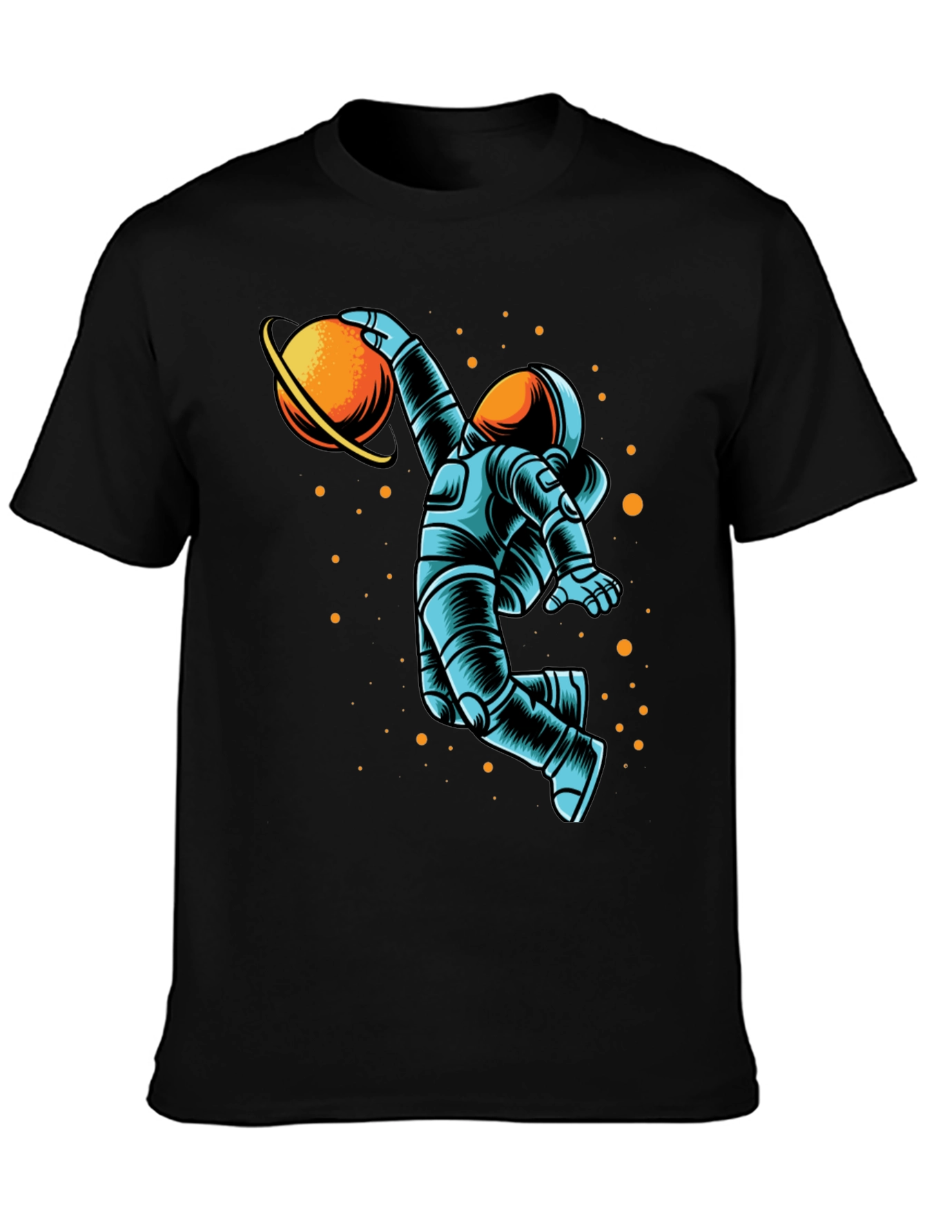 Astronaut Planet Dunk Graphic T-Shirt