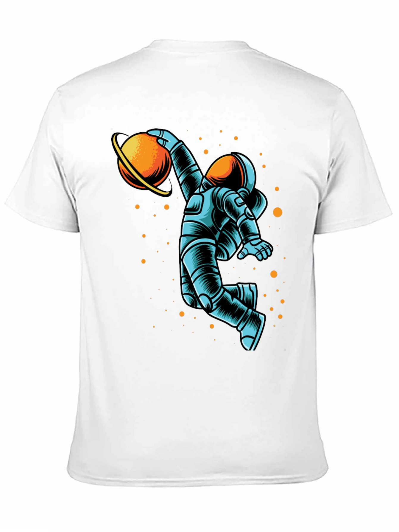 Astronaut Planet Dunk Graphic T-Shirt