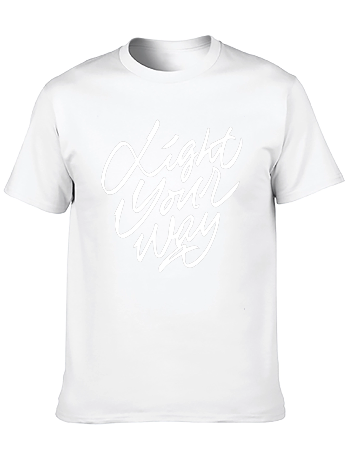Light Your Way Black Graphic Tee
