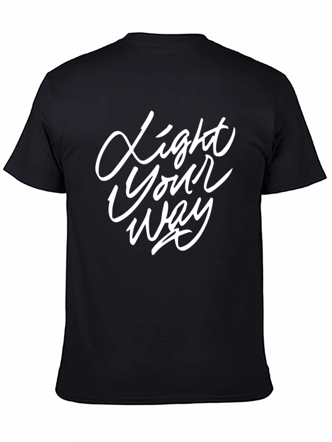Light Your Way Black Graphic Tee