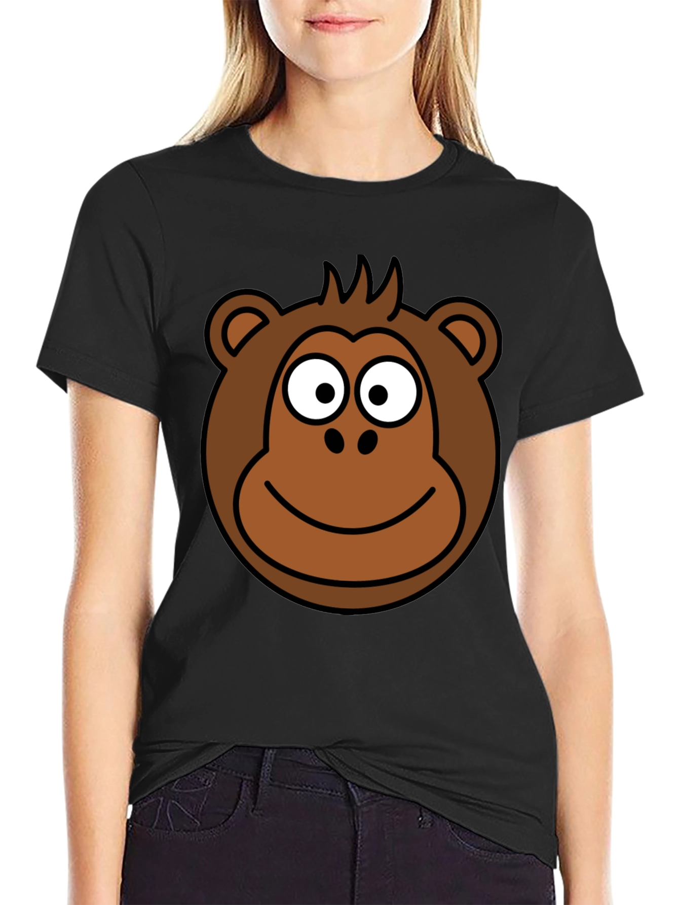 Monkey Graphic Tee - Black T-Shirt