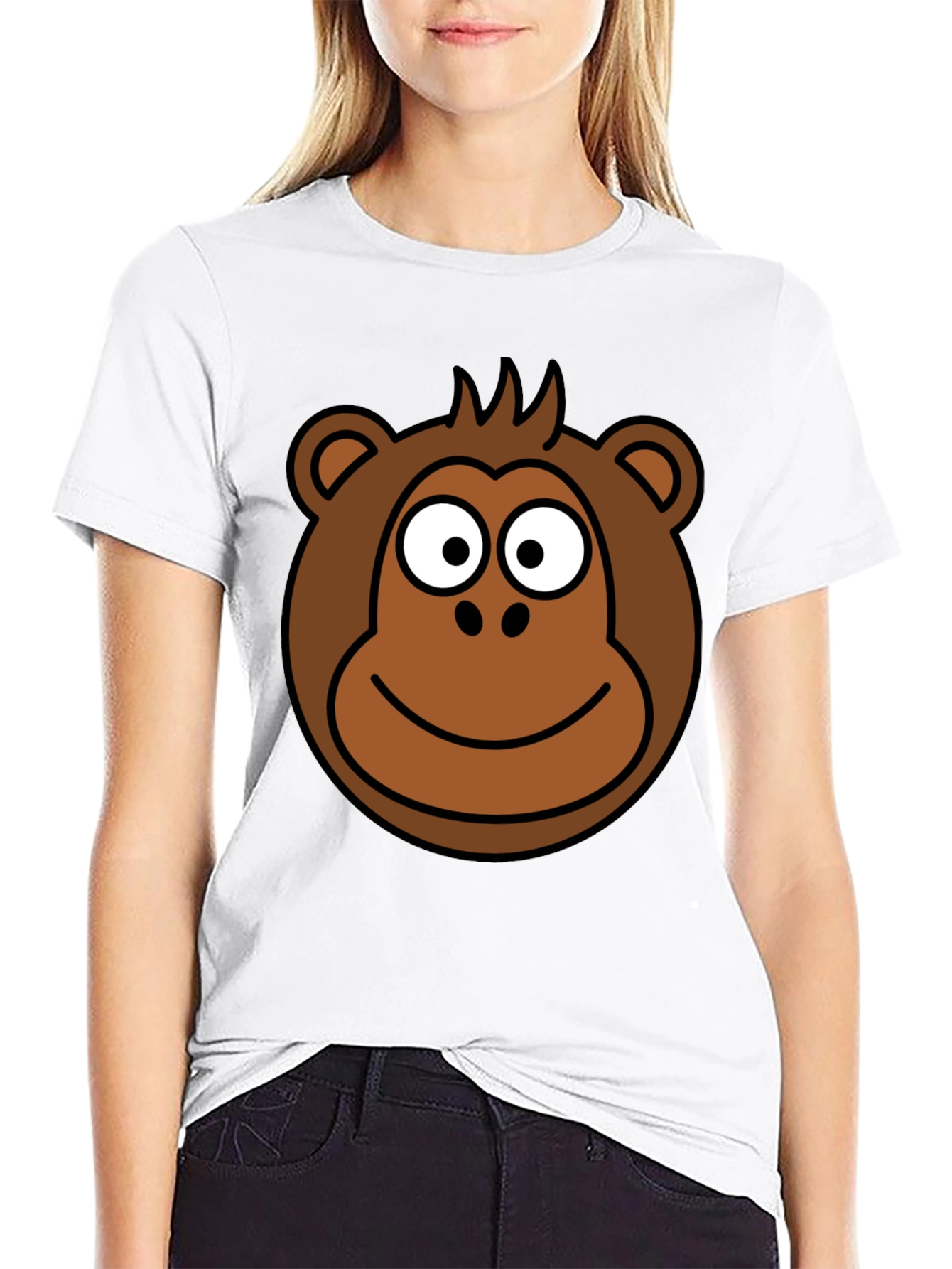 Monkey Graphic Tee - Black T-Shirt