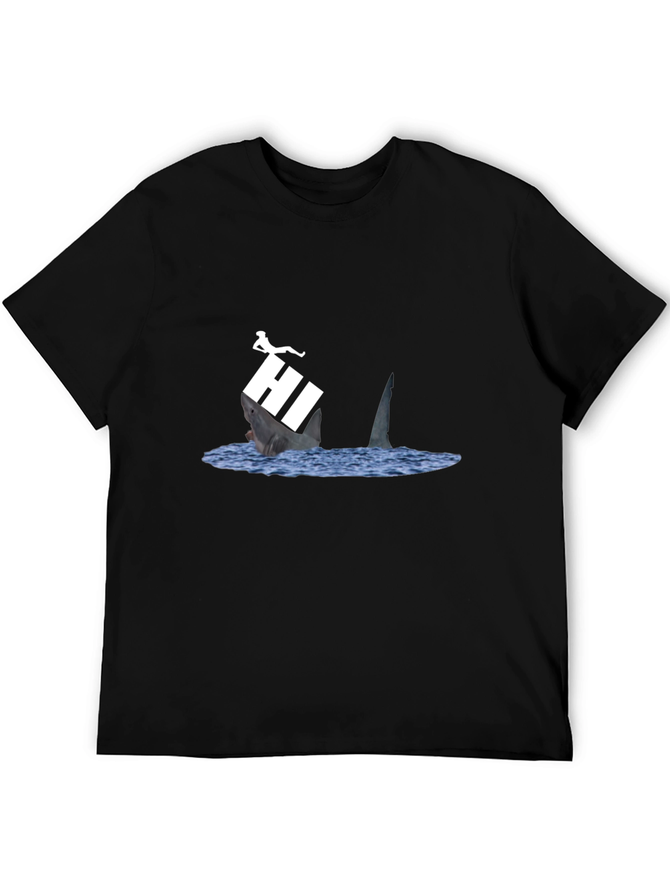 Shark HI T-Shirt - Funny Graphic Tee